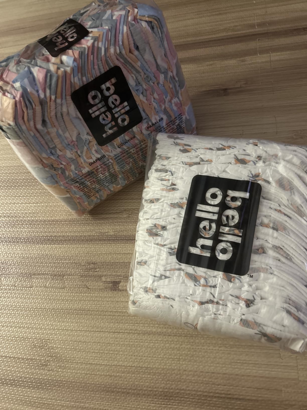 Hello Bello Premium Diapers Size 1, Balloon Buddies & Crosshatch Cuties Designs, 82ct Club Box customer photo 2