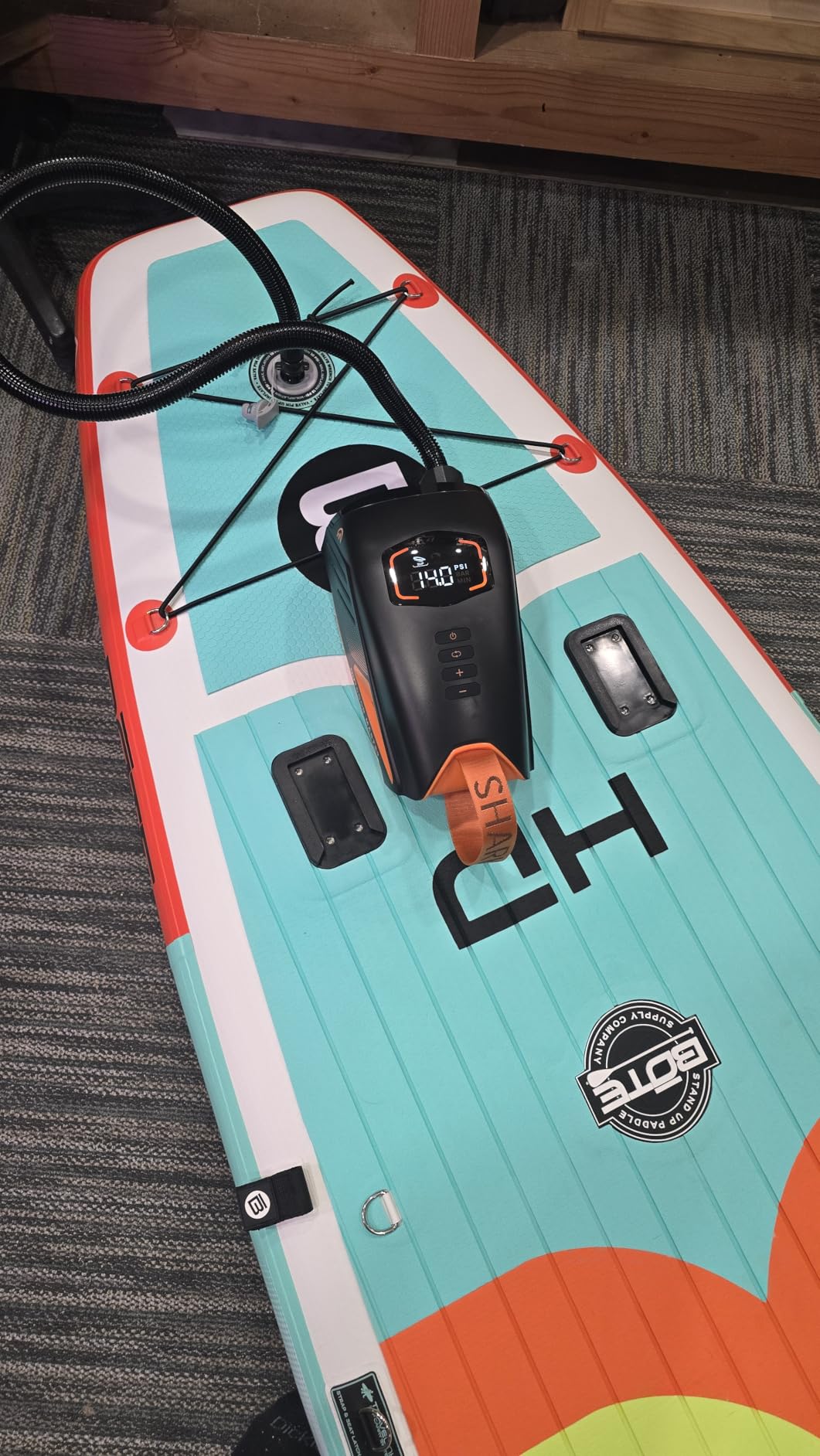 OutdoorMaster Shark 3 Paddle Board Pump Electric - 3'50