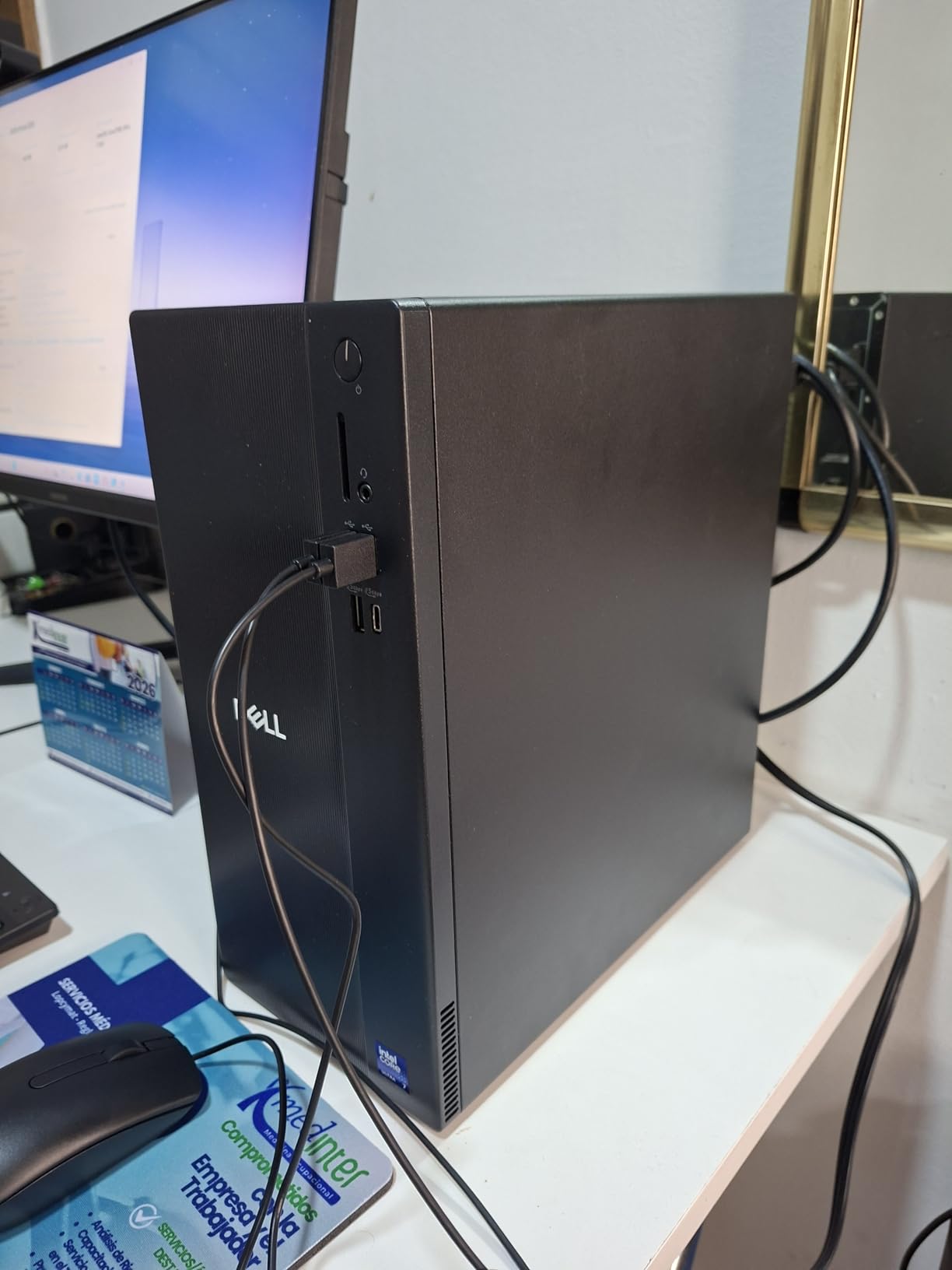 Dell Tower Desktop ECT1250 - Intel Core Ultra 7-265 Processor, UHD Graphics, 32GB Memory, 1TB M.2 SSD, 3.0 SD Card Reader, Wired Keyboard and Mouse, Windows 11 Home, Basic Onsite Service customer photo 2