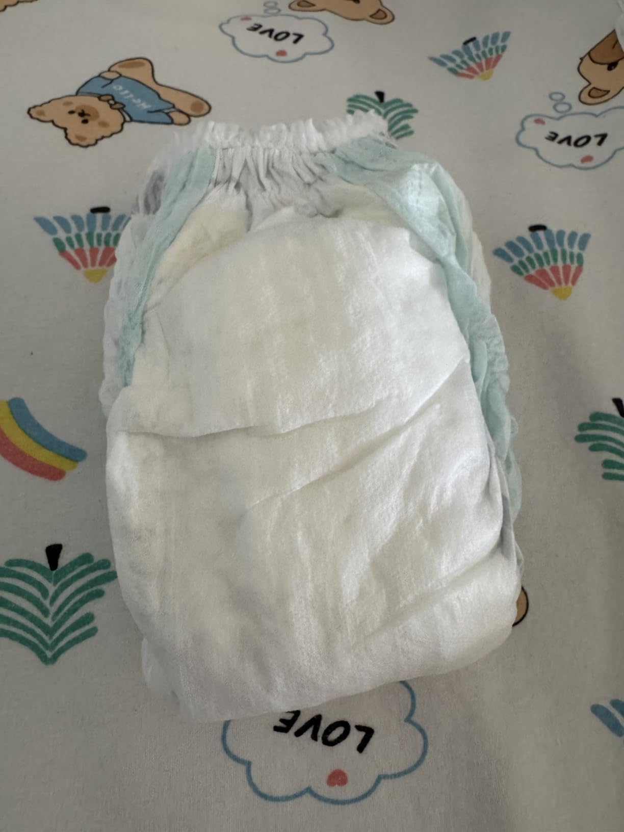 Pampers Diapers - Swaddlers 360 - Size 4, 19 Count, up to 100% Leakproof Comfy Dry Fit, Designed for Easy Changes, Pull On Baby Diaper customer photo 1