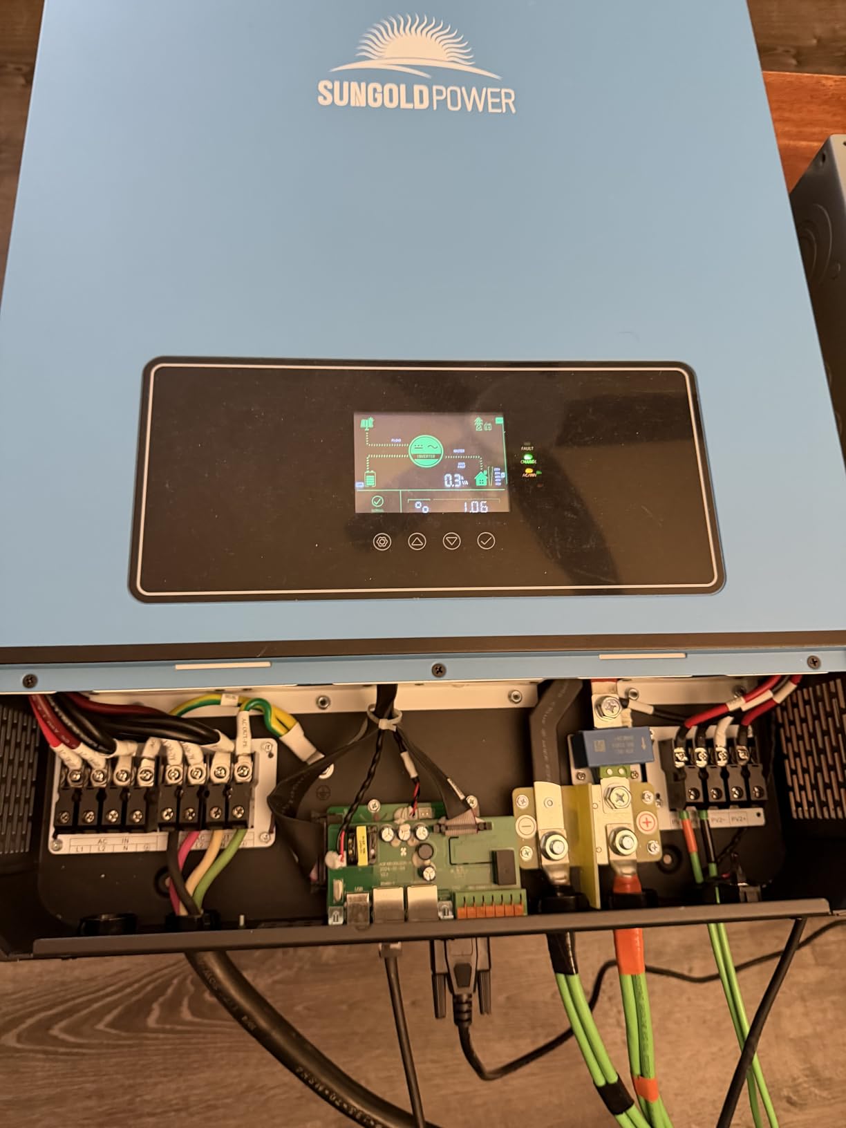 SUNGOLDPOWER 10000W 48V Solar Inverter, Built-in 2 MPPTs, Max 200A Battery Charging, Split Phase AC Input/Output 120V/240V(settable),Pure Sine Wave (WiFi and BMS COMM) UL1741 SPH10048P customer photo 2