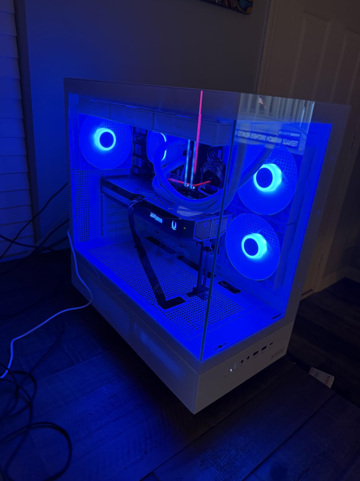 Skytech Gaming Azure 3 Desktop PC, Ryzen 7 7700X 4.5 GHz, NVIDIA RTX 5070 12GB, 1TB Gen4 NVMe SSD, 32GB DDR5 RAM 600 RGB, 850W Gold ATX 3 PSU, 360mm ARGB AIO, Wi-Fi, Win 11 customer photo 1