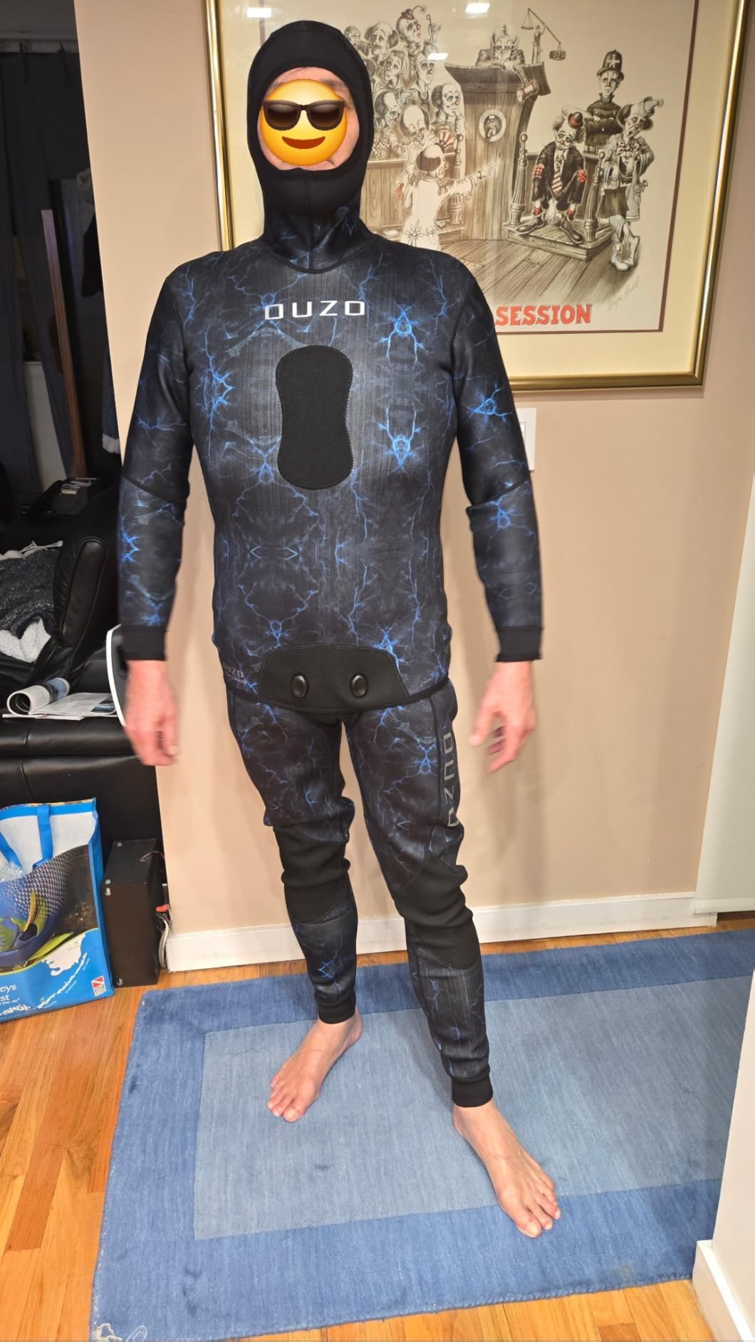 C-STREAM Men Spearfishing Wetsuit Neoprene 3mm 1.5mm Camouflage Diving Suit 2pcs Set for Freediving, Snorkeling, Scuba Dive customer photo 2