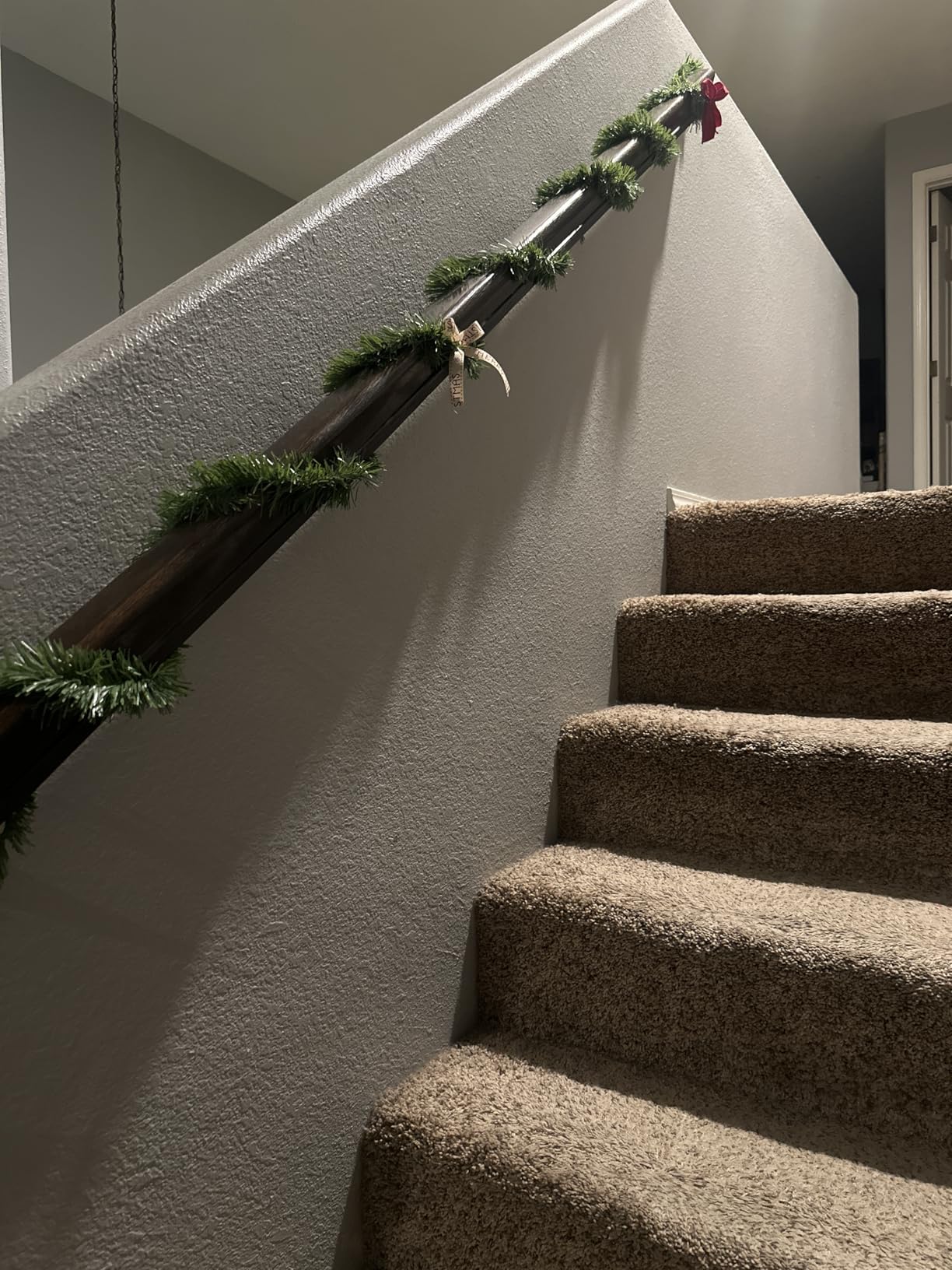 Christmas Garland, Artificial Non-Lit Soft Green Garlands 50FT Classic Christmas Greenery Garland Festive Home Decor for Indoor or Outdoor Use customer photo 1
