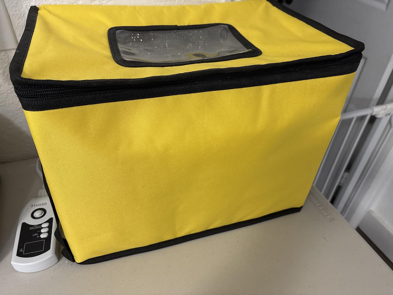 Foldable Proofing Box With Heater, 74l Large Bread Proofer with Temperature and Timer Controller, Zippered Sourdough Warmer for Bread, Pizza and Yoghurt Making, 16.5 * 16.5 * 16.5in customer photo 1