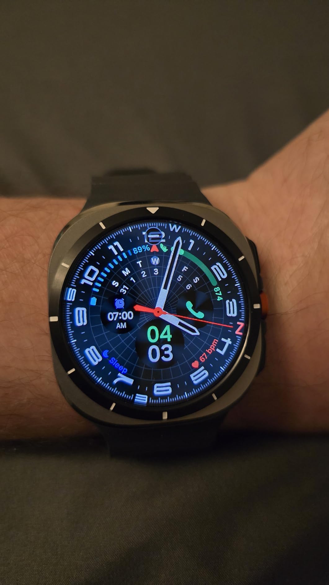 Galaxy Watch Ultra (2025) 47mm LTE Smartwatch, Titanium Casing, Advanced Sleep Coaching, Running Coach, Energy Score, Heart Rate Tracking, GPS, Titanium Gray [US Version, 2 Yr Warranty] customer photo 2