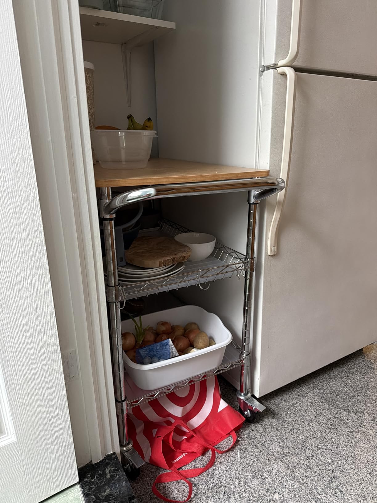 Leteuke Rolling Kitchen Carts with Wheels, 34