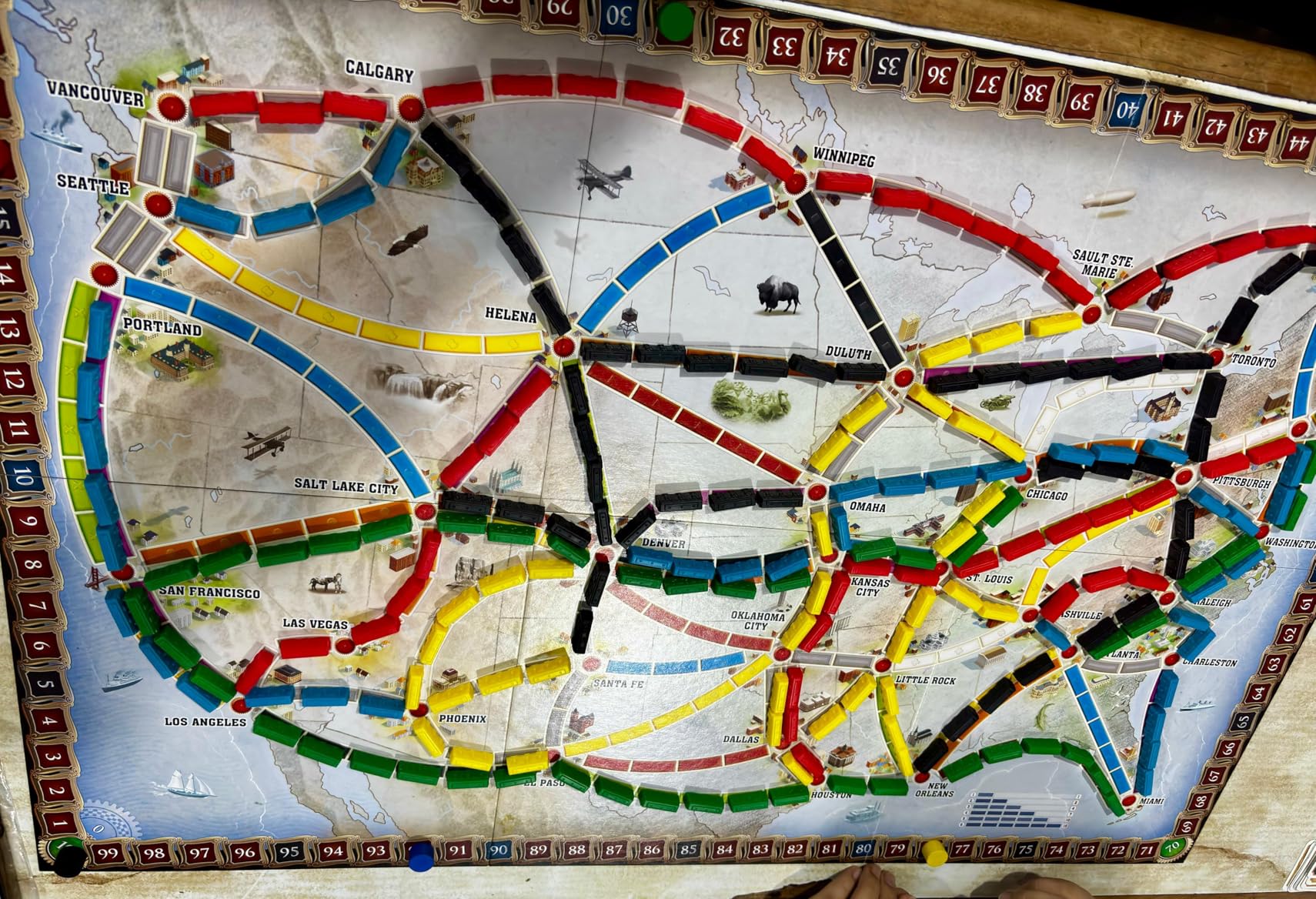 Asmodee Ticket to Ride Board Game (2025 Refresh) - A Cross-Country Train Adventure for Friends and Family, Strategy Game for Kids & Adults, Ages 8+, 2-5 Players, 30-60 Minute Playtime customer photo 1