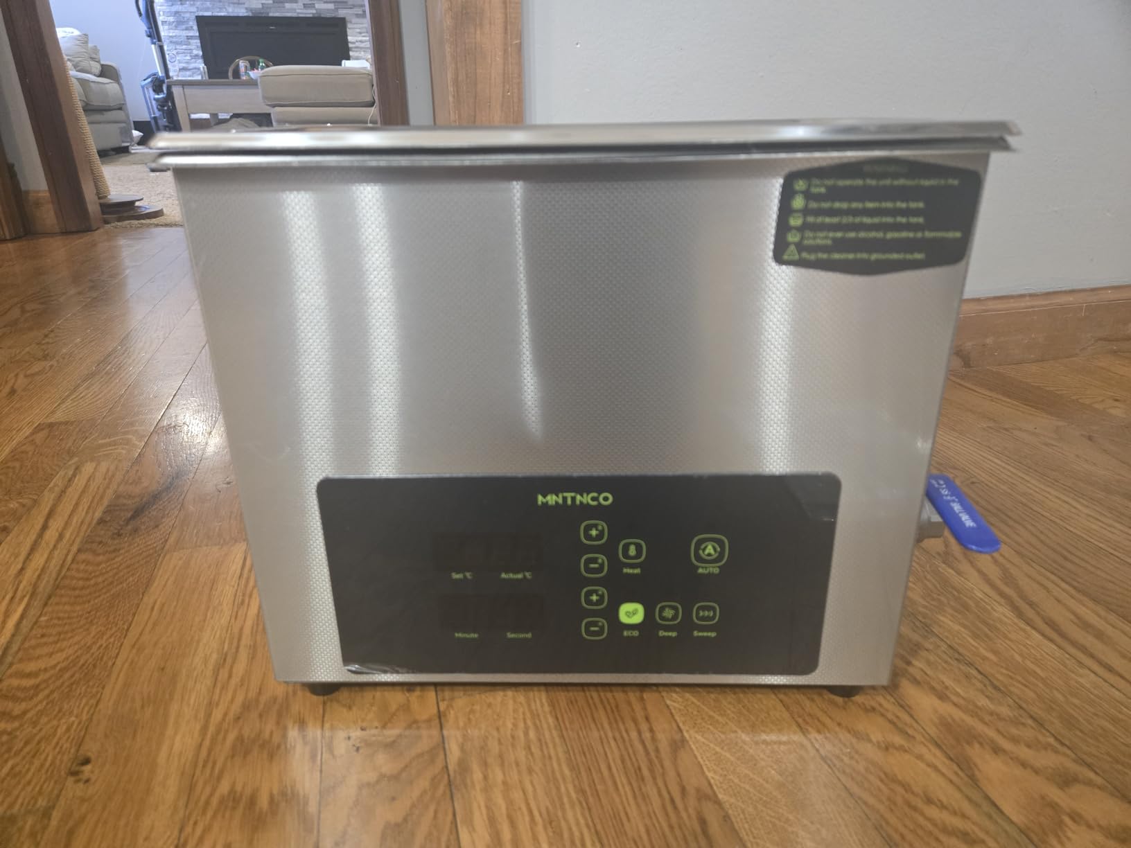 Ultrasonic Cleaner, One-Touch Cleaning, Heating, Deep Mode, ECO Energy-Saving Ultrasonic Cleaning Machine Excellent for Labs, Carburetor, Jewelry, Dentures, Automotive & Industrial Parts (10L) customer photo 2
