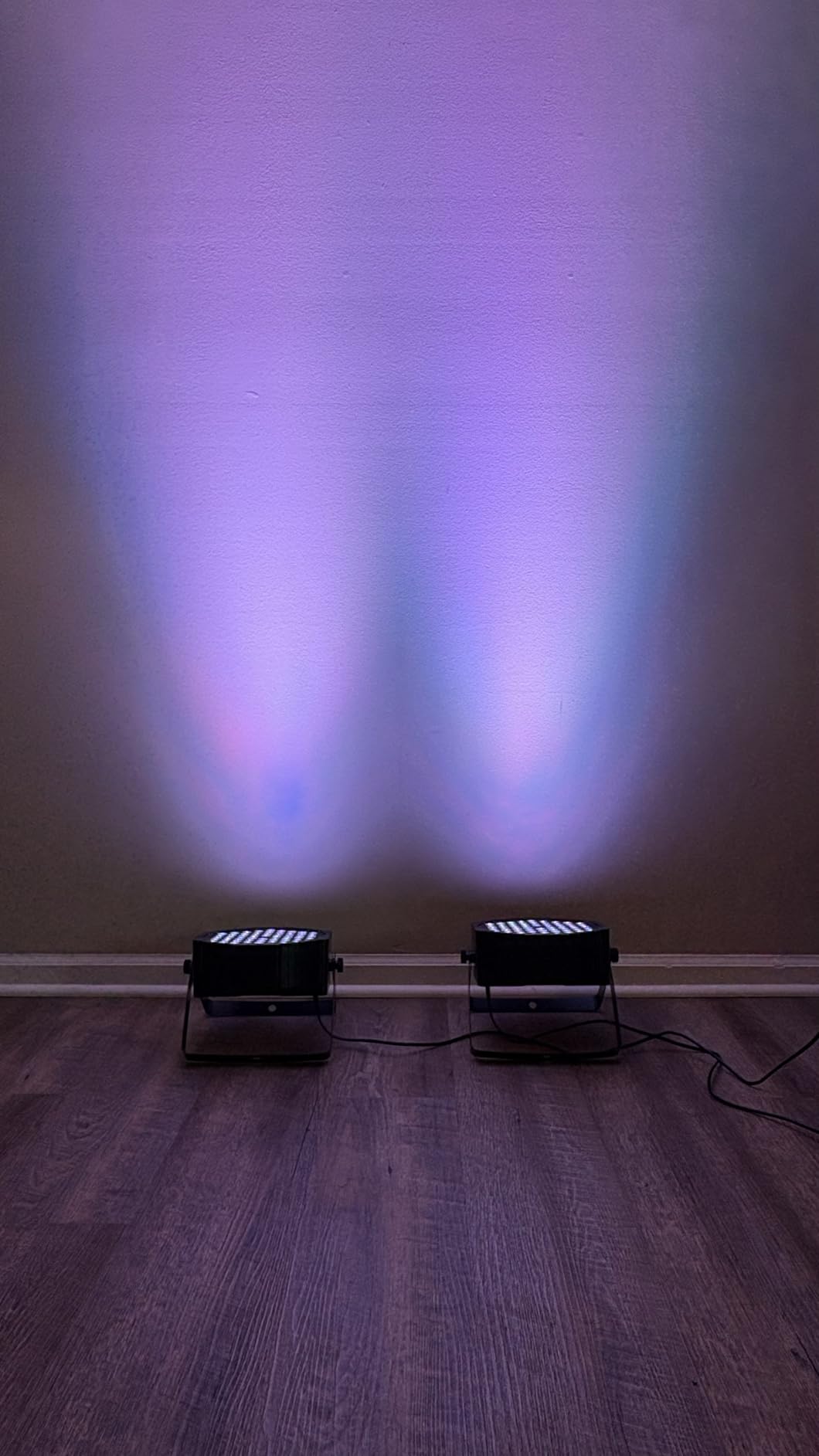 90W RGB LED Par Lights: 60 LEDs Dimmable Stage Lighting - Remote & DMX Control - Sound Activated Uplights for Events DJ Wedding Party Church Band Holiday Performance- 2Pack customer photo 2