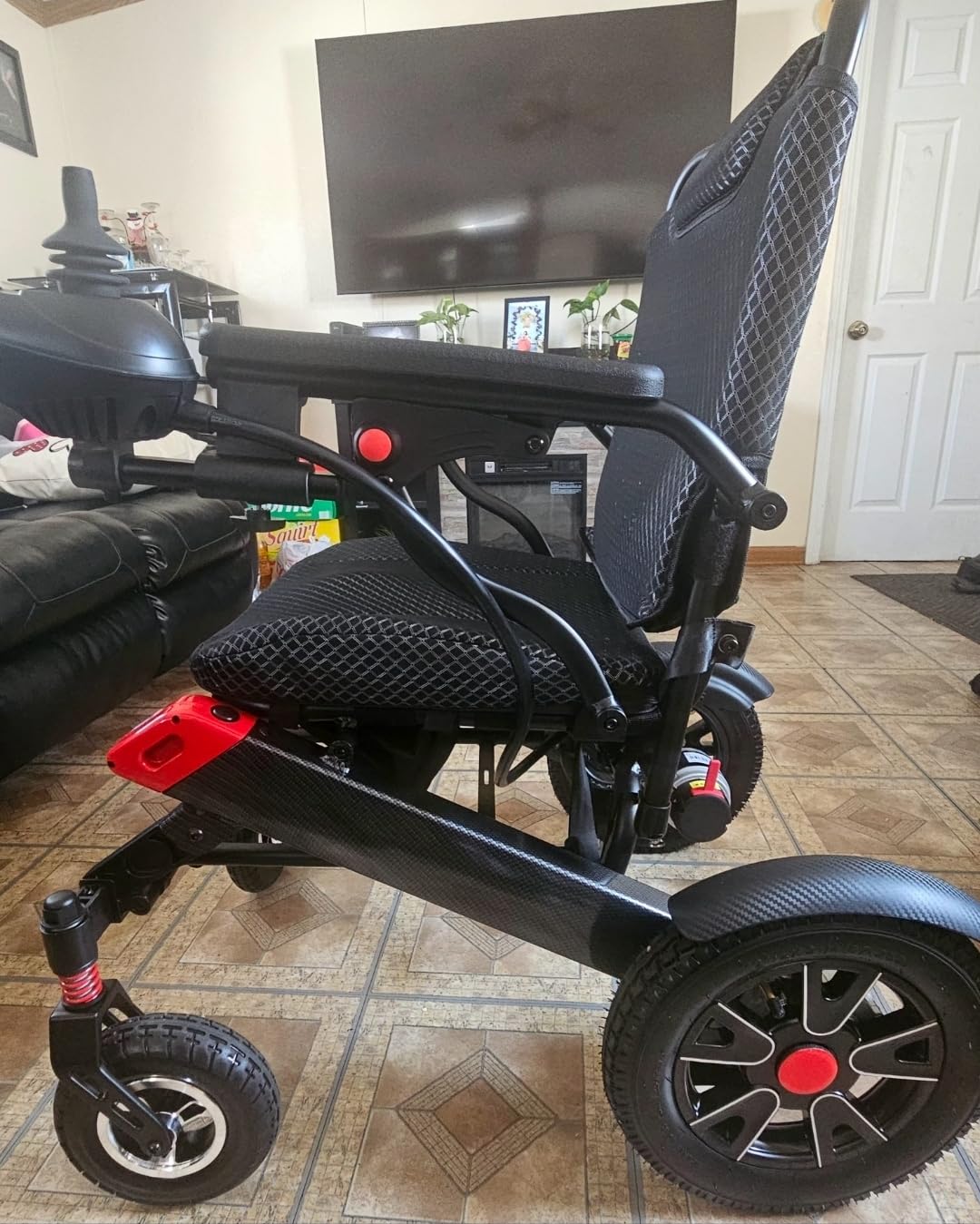 Electric Wheelchairs for Adults Foldable Motorized for Seniors, 20.3