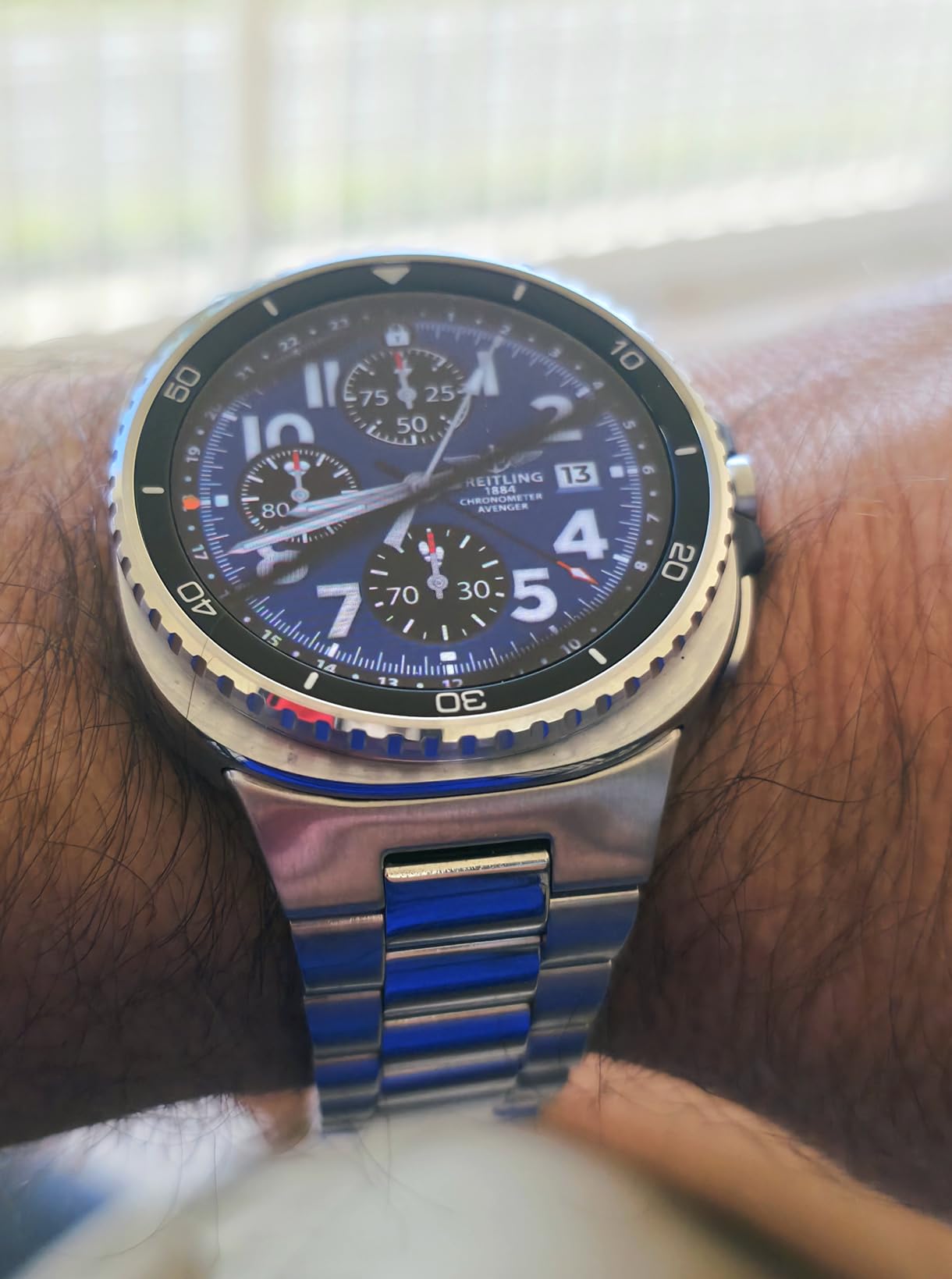 Modern Fit 316L Designed for Samsung Galaxy Watch 8 44/40mm, 8 Classic 46mm Band (2025) - Silver customer photo 1
