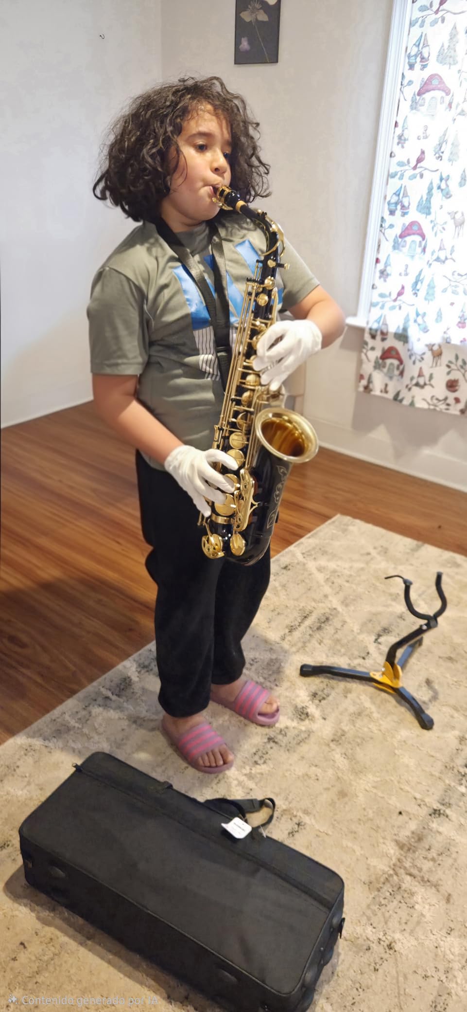 Tenor Saxophone Complete Kit w/Case, Mouthpiece, 10pc Reeds, Professional B Flat Tenor sax, Gold Brass Lacquer, Rich, Warm Tone for Jazz & Classical, Ideal for Students to Pros (Golden) customer photo 1