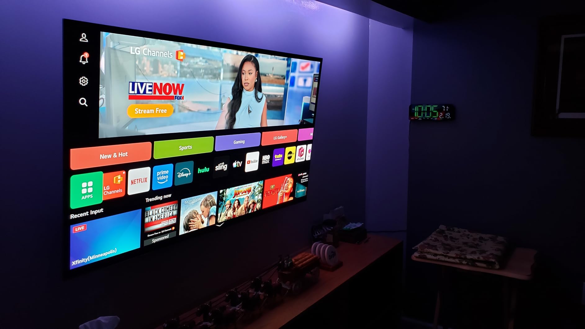 LG 55-Inch Class OLED evo AI Super Upscaling 4K C5 Series Smart TV w/Dolby Atmos, Dolby Vision, HDR10, AI Super Upscaling 4K, Filmmaker Mode, Wow Orchestra, Alexa Built-in (OLED55C5PUA, 2025) customer photo 1