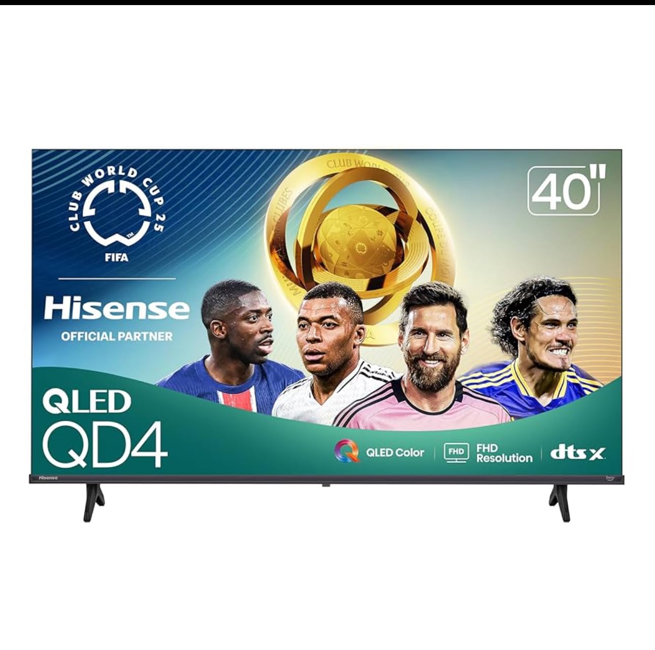Hisense 40-Inch Class QD4 Series Hi-QLED FHD Smart Fire TV (40QD4QF) - Quantum Dot Color, DTS Virtual: X, Alexa Built in, Slim Bezel Design customer photo 2