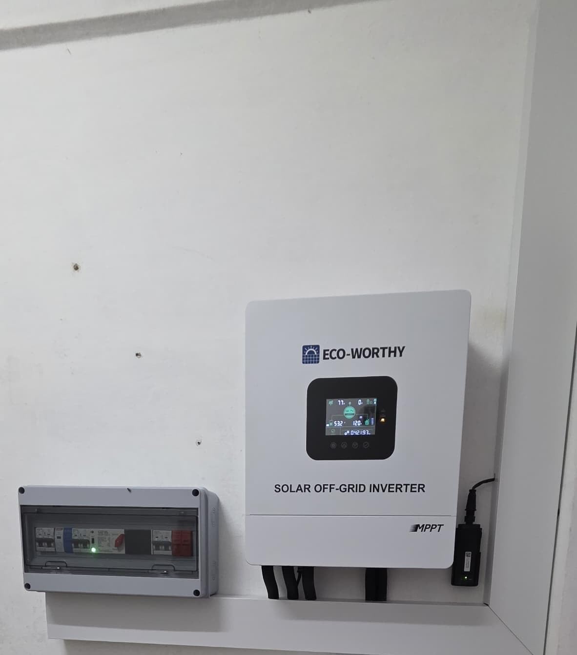 ECO-WORTHY Home Power Station Backup Power, 5120Wh LiFePO4 Battery Support Communication, Bluetooth and WiFi, AC 5000W Inverter, 1Hr/2.5Hr Fast Charge, for Home Backup, Emergency, Solar System Components customer photo 2
