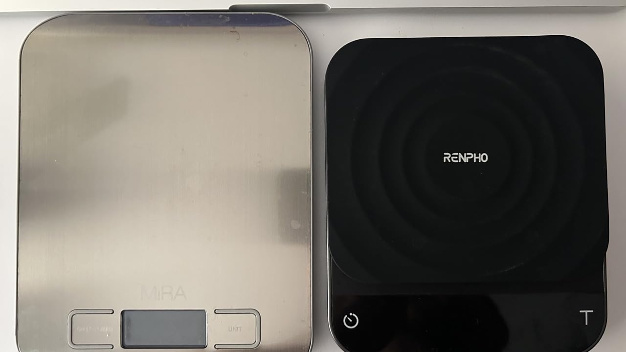 RENPHO Espresso Scale with Timer, Rechargeable Coffee Scale with Flow Rate Indicator, 0.1g Accurate customer photo 1