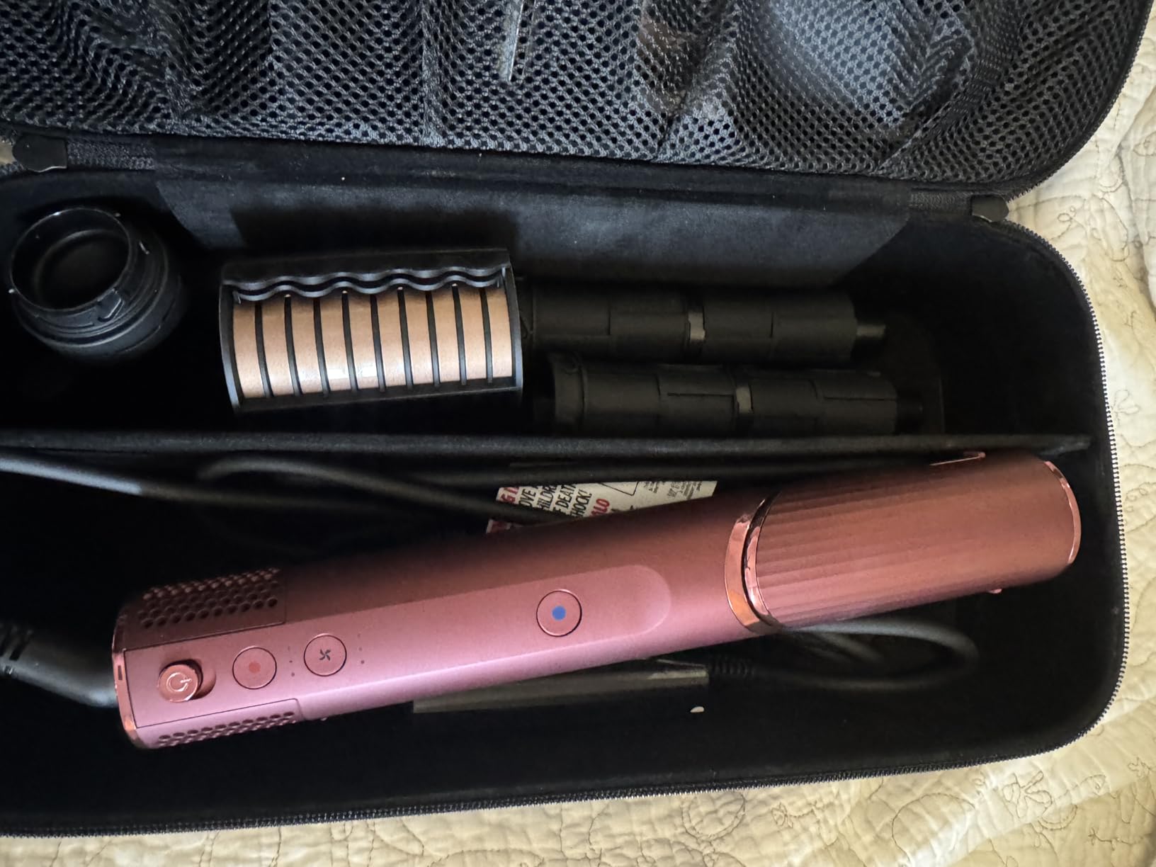 Shark FlexStyle | Air Multi-Styler & Drying System | Hair Dryer Brush for Blowouts with Coanda Auto-Wrap Curlers, Round & Paddle Brush, Diffuser & Concentrator Attachment | Black Cherry | HD457CR customer photo 2