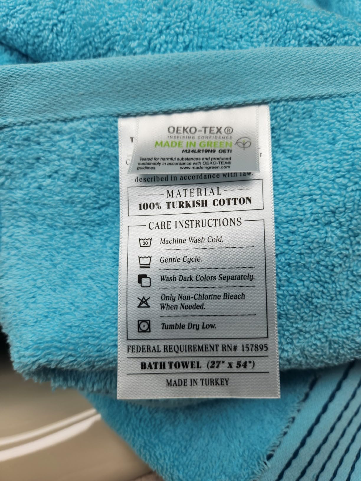 Elegant Comfort Premium Cotton 6-Piece Towel Set, Includes 2 Washcloths, 2 Hand Towels and 2 Bath Towels, 100% Turkish Cotton - Highly Absorbent and Super Soft Towels for Bathroom, Brown customer photo 1