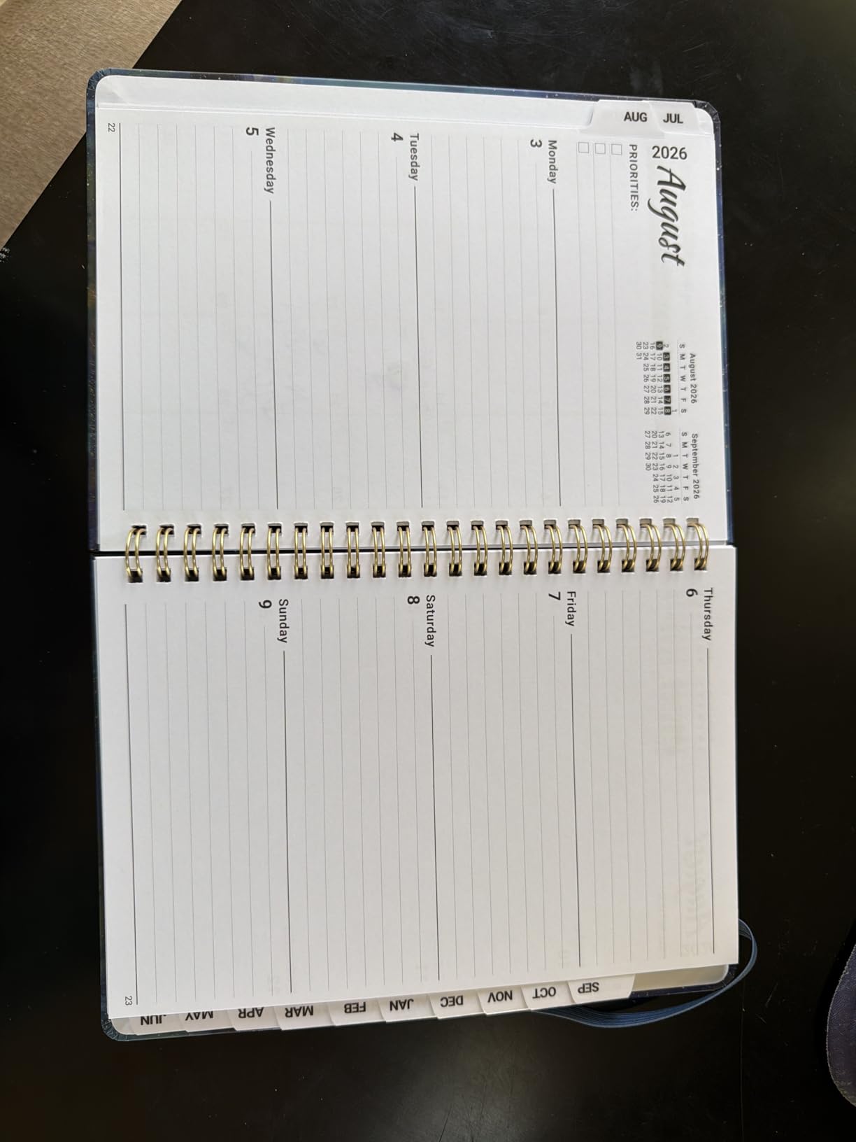Planner 2026-2027, Academic Year Monthly and Weekly Calendar Planner, Jul 2026 - Jun 2027, Hardcover Teacher Student Planning Agenda book with Tabs, Perfect for School Office Supplies, 6.3