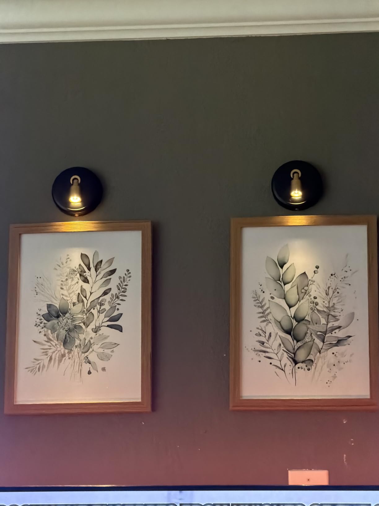 WRFON Framed Botanical Canvas Wall Art Set of 3, Watercolor Floral Prints, Framed Flower Wall Decor for Bedroom Bathroom Living Room, 12x16 Inch Each customer photo 1