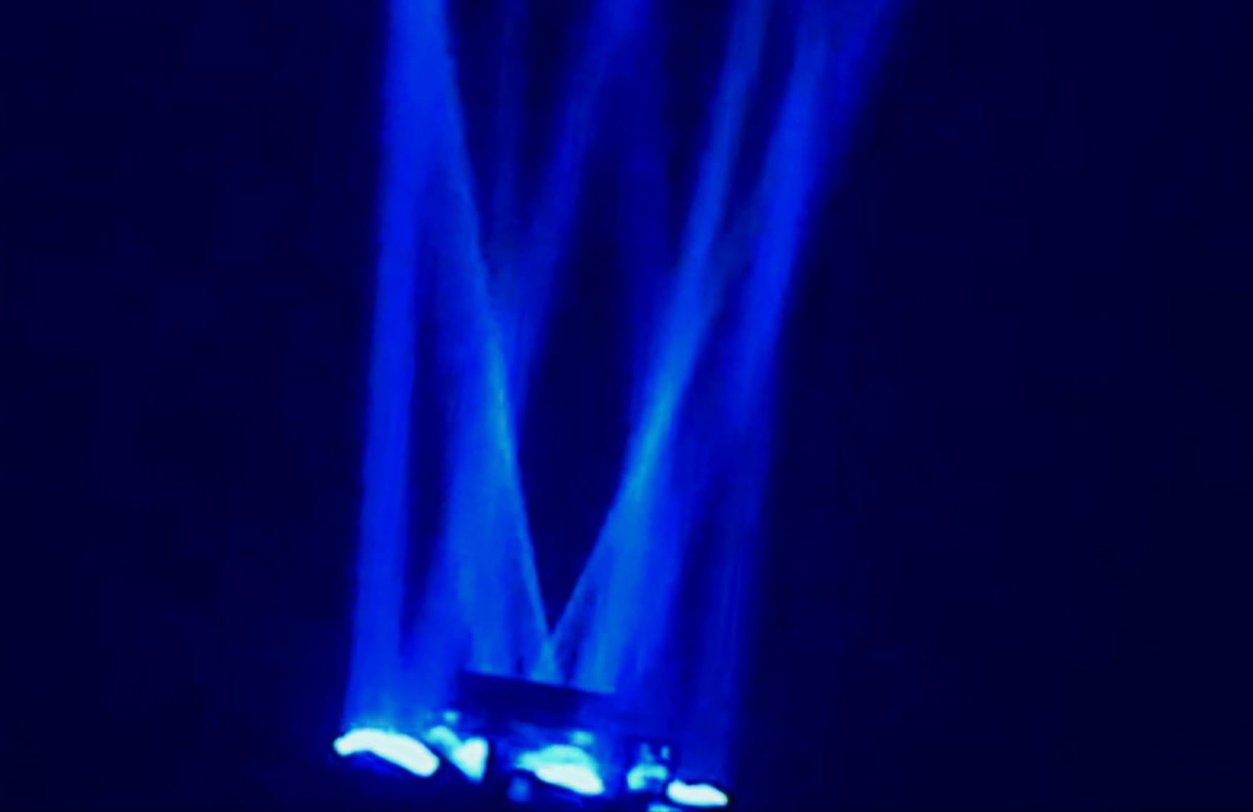 Moving Head DJ Lights, 150W RGBW LED Moving Head Lights, 6 Arms Party Light, 4 in 1 Bee-Eyes Effect Light, Red Green Starry, White & Amber Strobe, Support DMX-512 & Remote for Party Bar Disco Club DJ customer photo 2