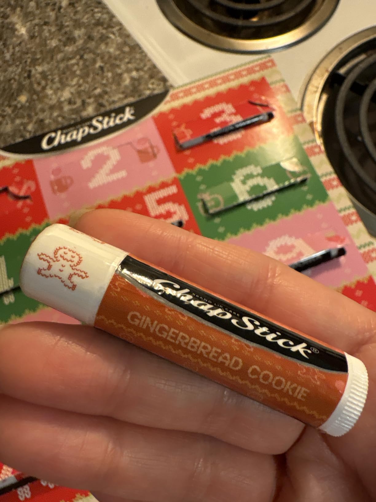 ChapStick Advent Calendar 2025 - Cozy Countdown to Christmas, Variety 12-Pack Lip Balm Gift Set, Holiday Gifts for Women, Men, Teens, Coworkers, Grandpa & Grandma, 0.15 Oz Each customer photo 2