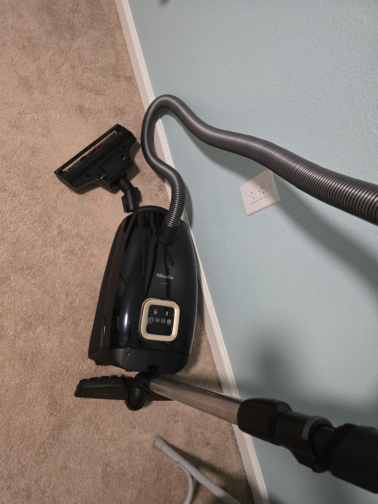 Miele Guard L1 Cat & Dog Bagged Canister Vacuum for Pet Owners with Odor-Reducing Active AirClean Filter, Obsidian Black/Rose Gold customer photo 1
