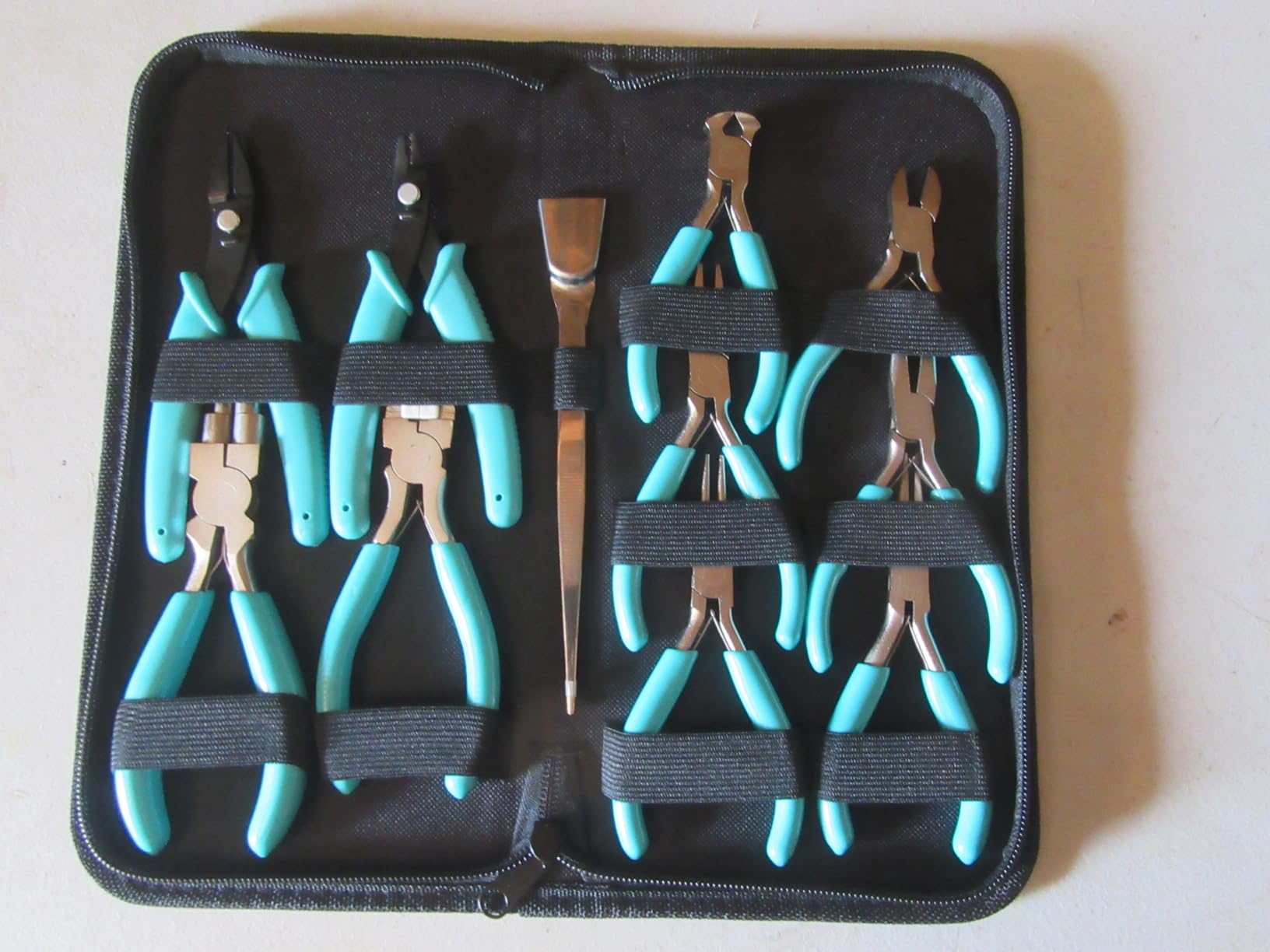 C&T 11-Piece Jewelry Plier Sets,Jewelry Making Tools Kit, Micro Jewelry Pliers Set, Stainless Steel Tweezers with Storage Pouch, Pliers set for Jewelry Making Supplies customer photo 2