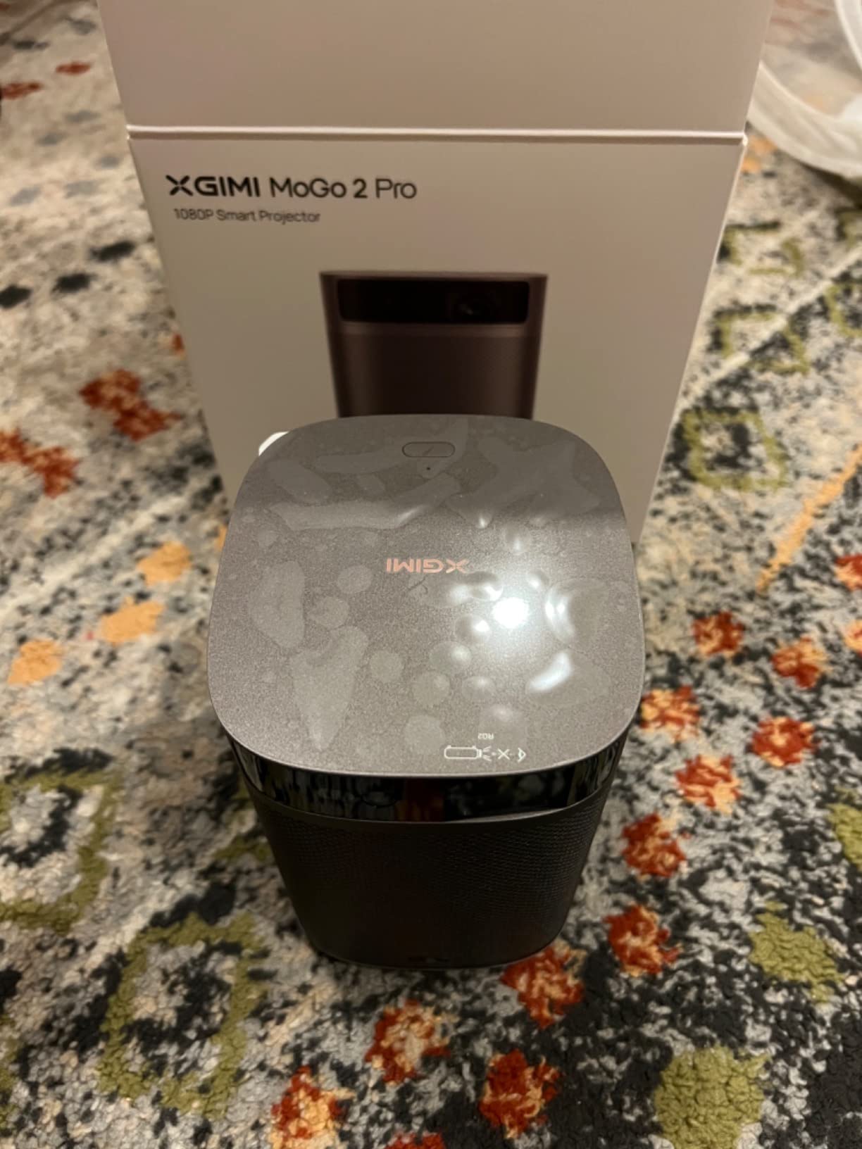 XGIMI MoGo 2 Pro (New) 1080P Portable Projector, Google TV with Licensed Netflix, WiFi and Bluetooth, 430 ISO Lumens, 2X8W Speakers, Supports 4K, Auto Focus customer photo 1