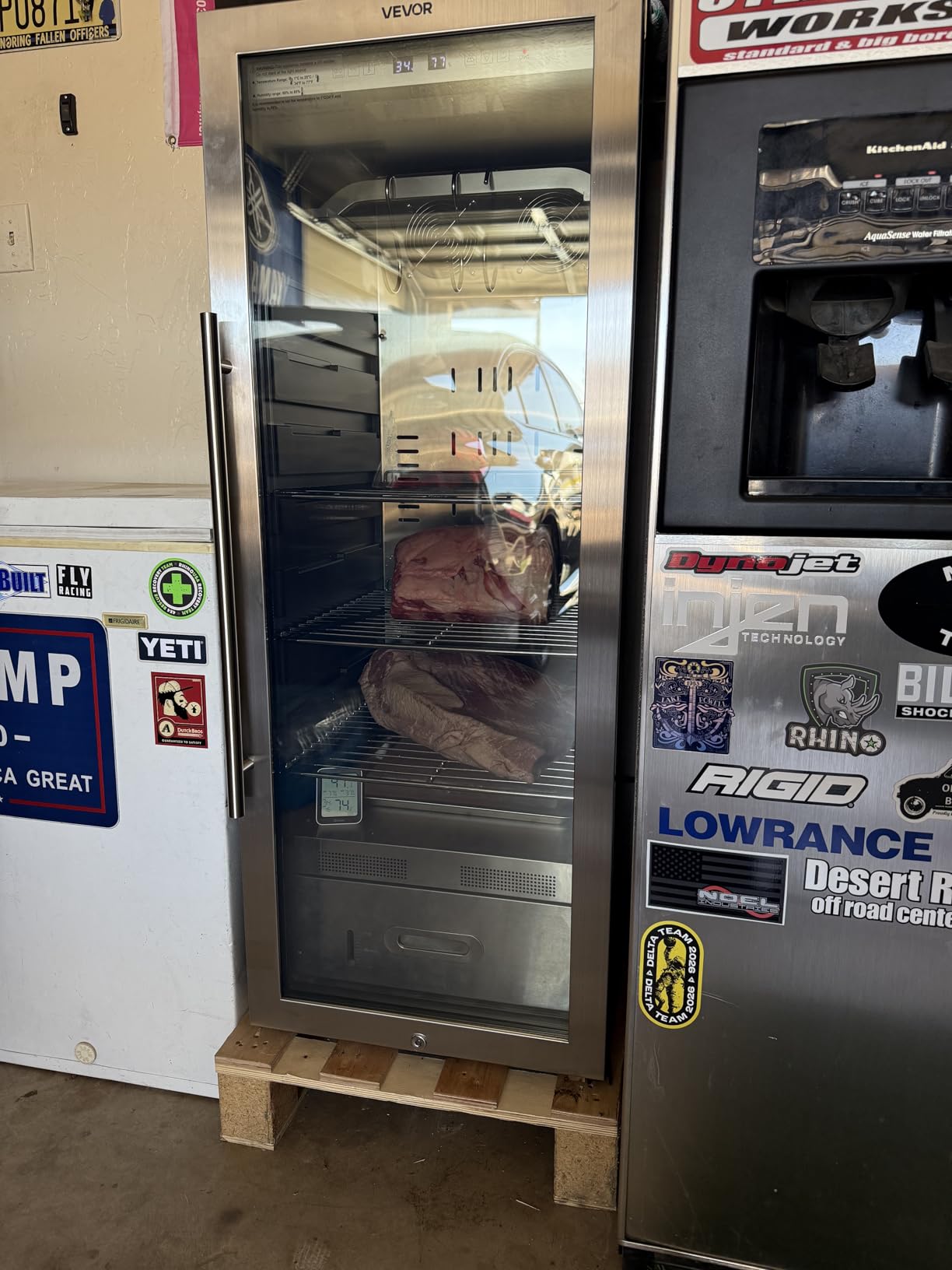 VEVOR 232 LBS Dry Aging Fridge for Steaks, Dry Ager Refrigerator for Meat with Precise Temperature & Humidity Control, Freestanding Beef Aging Machine Refrigerator, Himalayan Salt Not Included customer photo 2