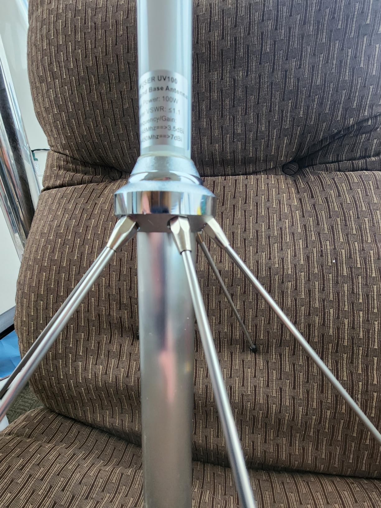 UV100 Dual Band Base Antenna, 41 Inch 144/430MHz Fiberglass Ham Radio Antenna for Ham Radio Base Station customer photo 1