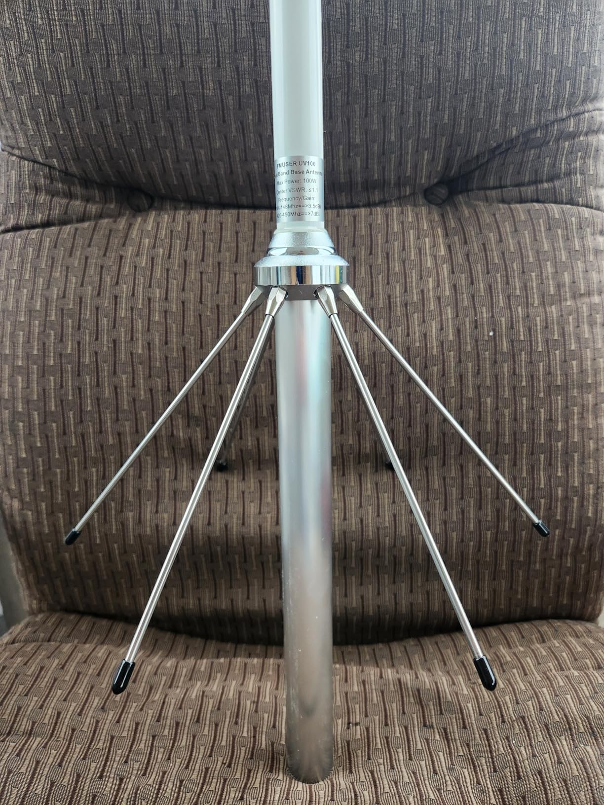 UV100 Dual Band Base Antenna, 41 Inch 144/430MHz Fiberglass Ham Radio Antenna for Ham Radio Base Station customer photo 2