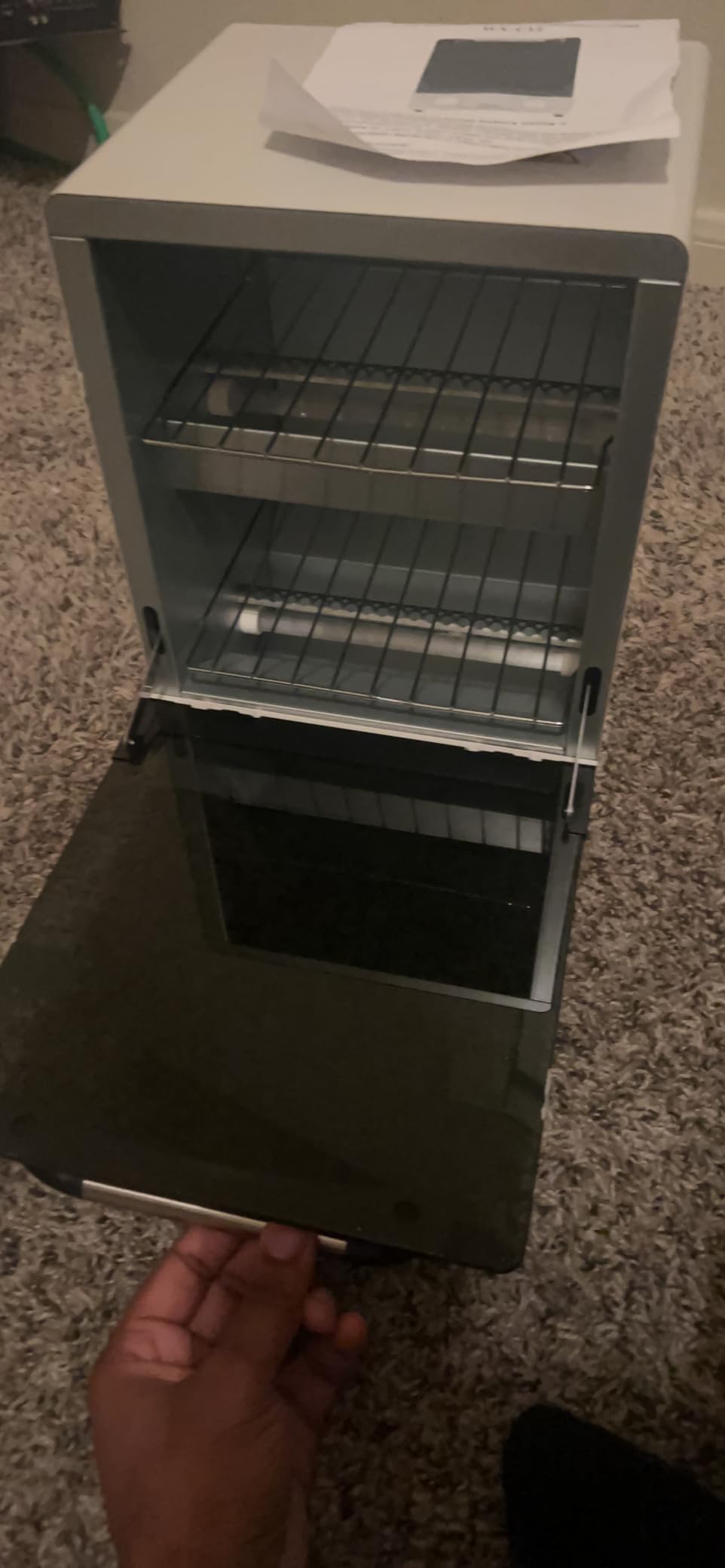 Nail Tool UV Cleaning Cabinet, Large Capacity Stainless Steel Cleaning, with Drying Function, Temperature and Timer Control, up to 60 Minutes, 110V, for Hair Salon Spa Nail Salon customer photo 2