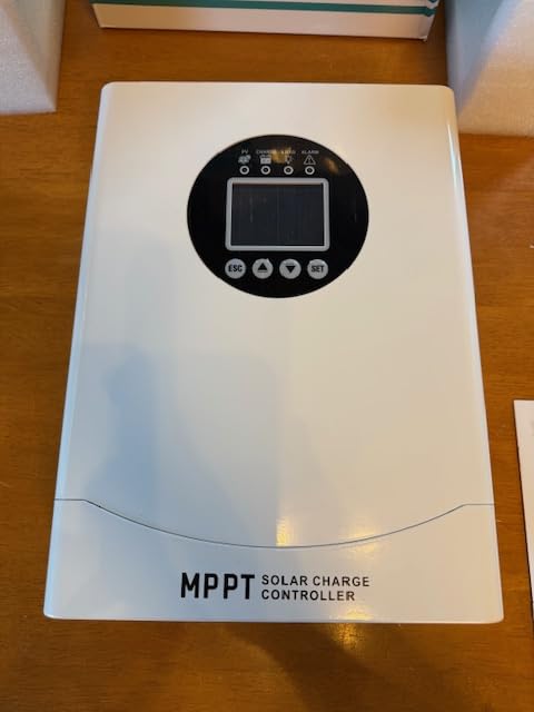 120A MPPT Solar Charge Controller, 12V 24V 36V 48V 60V 72V 84V 96V Battery System Auto , Solar Panel Charge Controller Regulator, LCD Display, Max Input PV 230V for FLD, LiFePO4, SLD, Gel, AGM customer photo 2