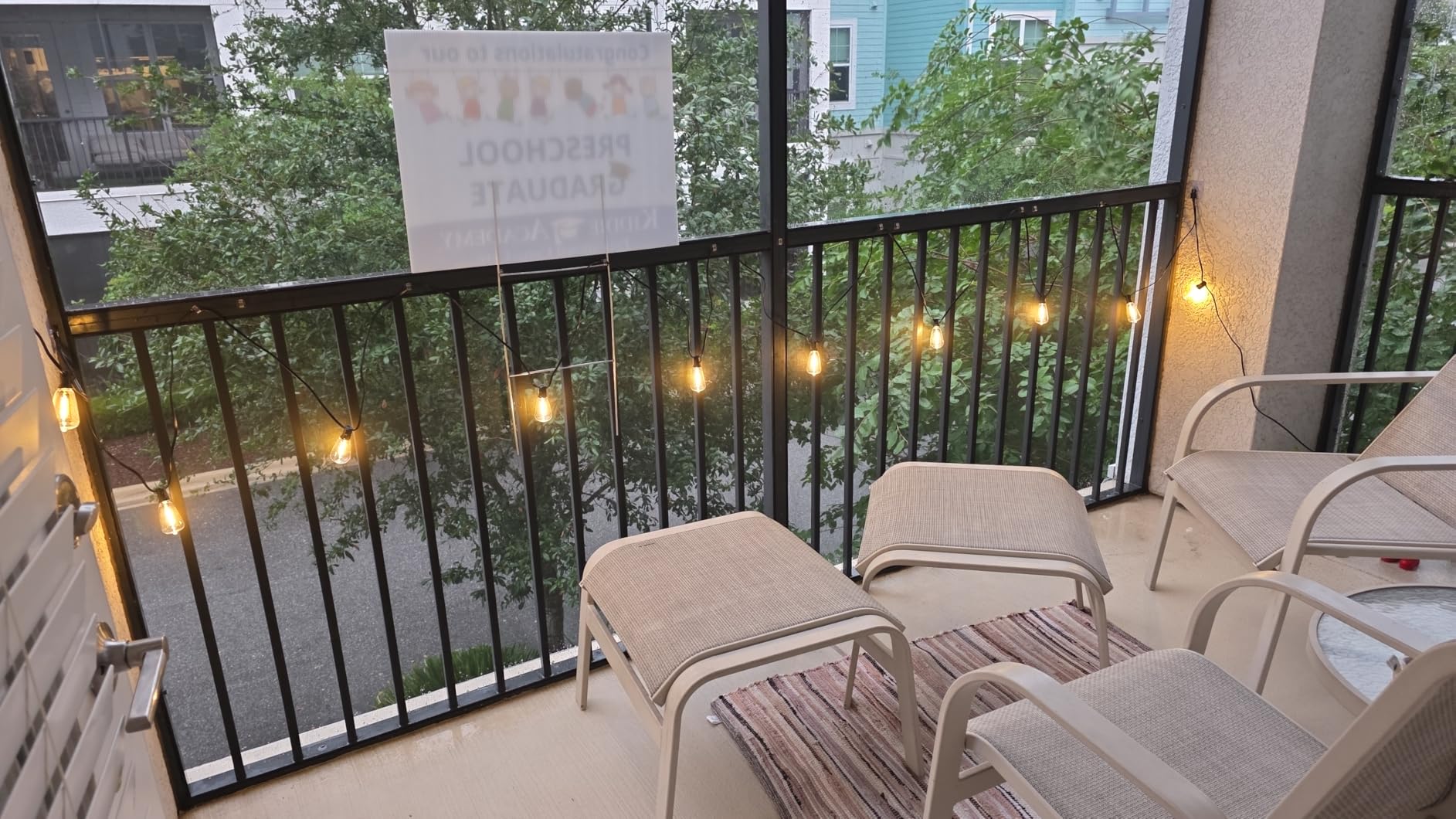 VIPAR Outdoor String Lights 25FT LED Patio Lights IPX5 Waterproof with 10+1 ST38 Shatterproof Edison Bulbs, 2700K Connectable Outside Hanging Light for Porch, Garden, Backyard, Deck, Balcony, Decor customer photo 1
