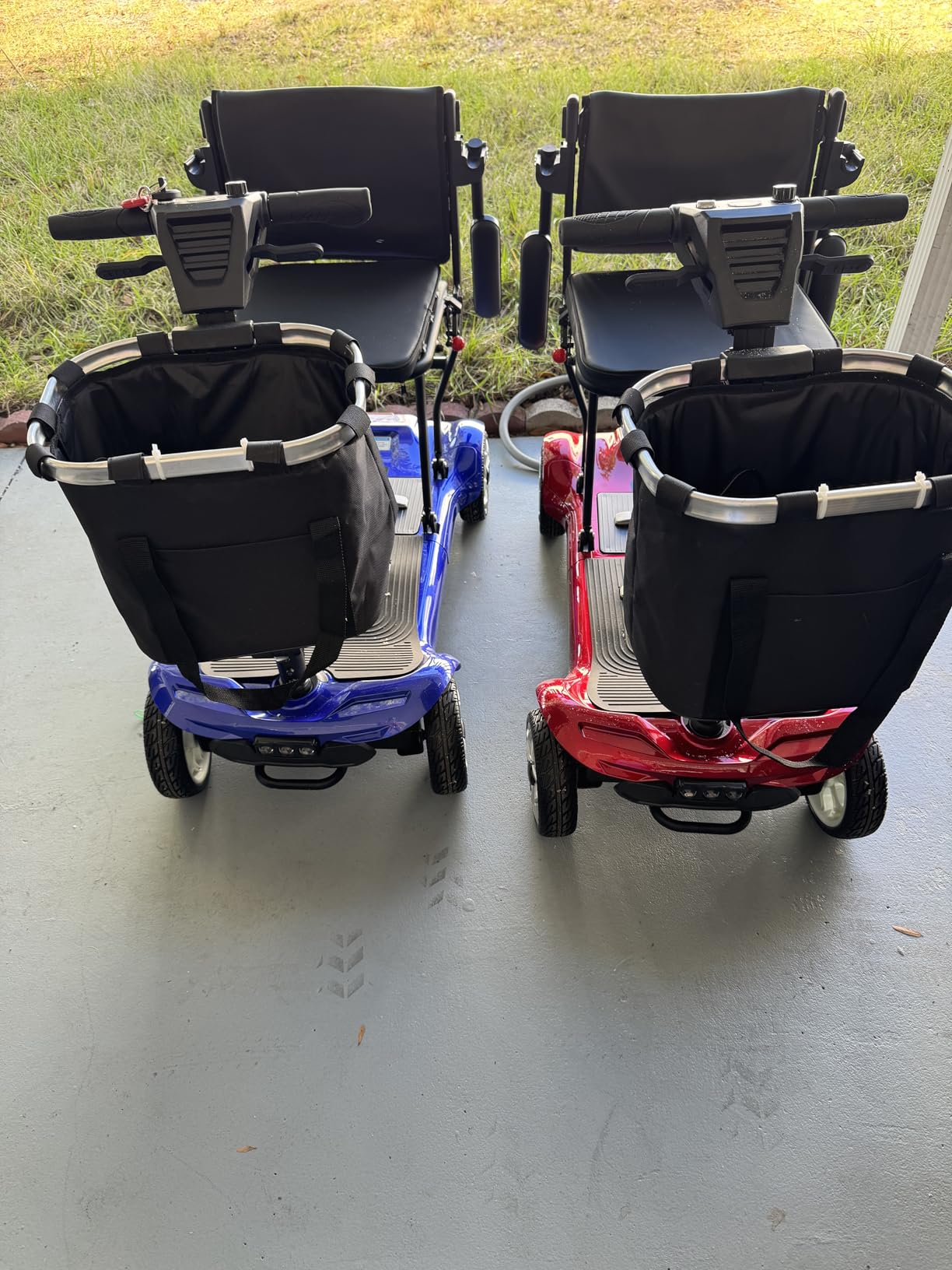 ENGWE Ease2 Pro 42Lbs Lightweight Electric Powered Mobility Scooter, Folding Mobility Scooters for Adults Seniors, 15Miles Long Travel w/Removable 380WH Lithium Batteries,Motorized Scooter(Red) customer photo 2