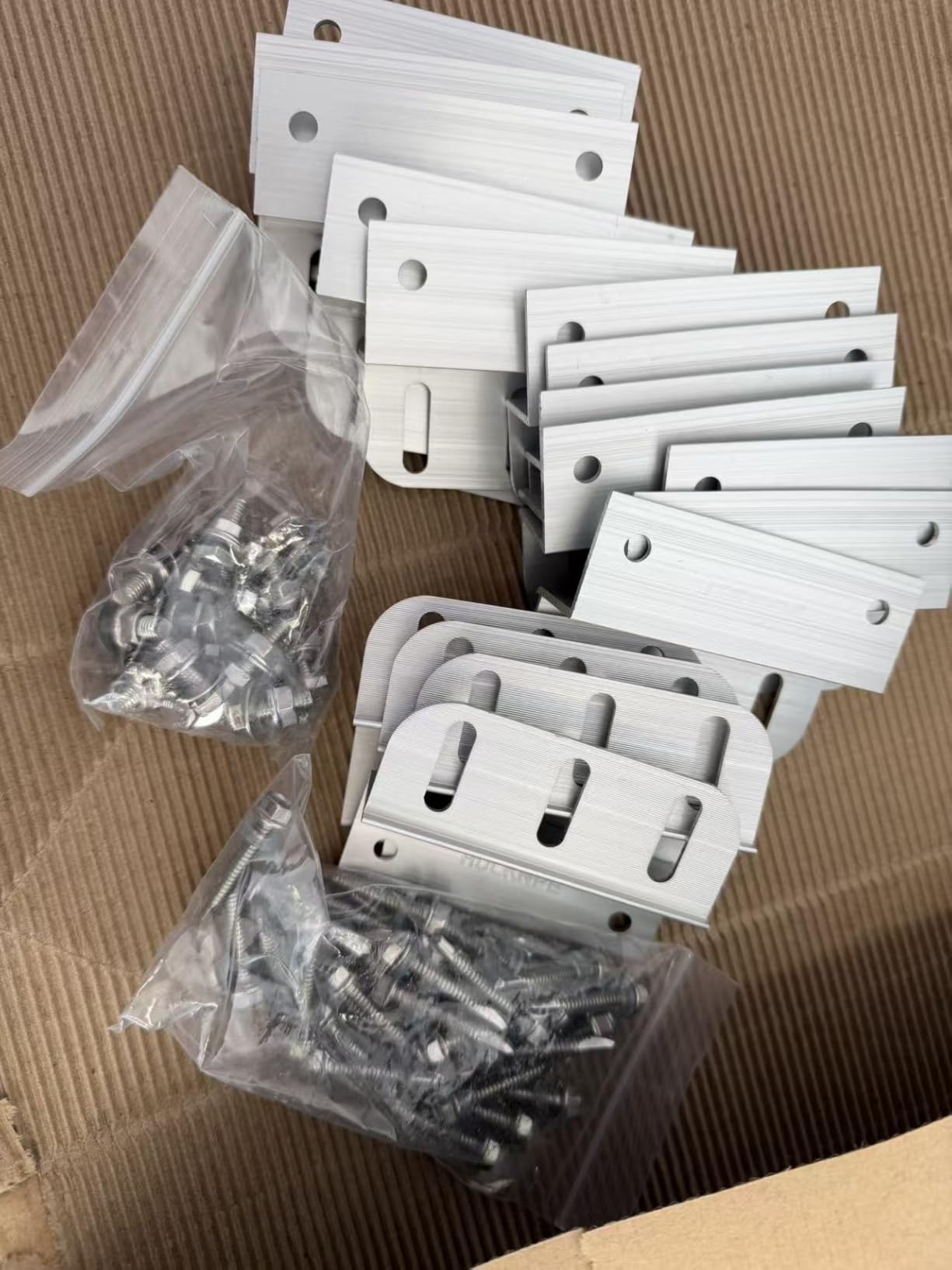 Z Brackets Solar Panel Mounting Kit (16 Pack) - Heavy Duty Corrosion-Resistant Aluminum for RV, Boat, Roof & Off-Grid Installations customer photo 1