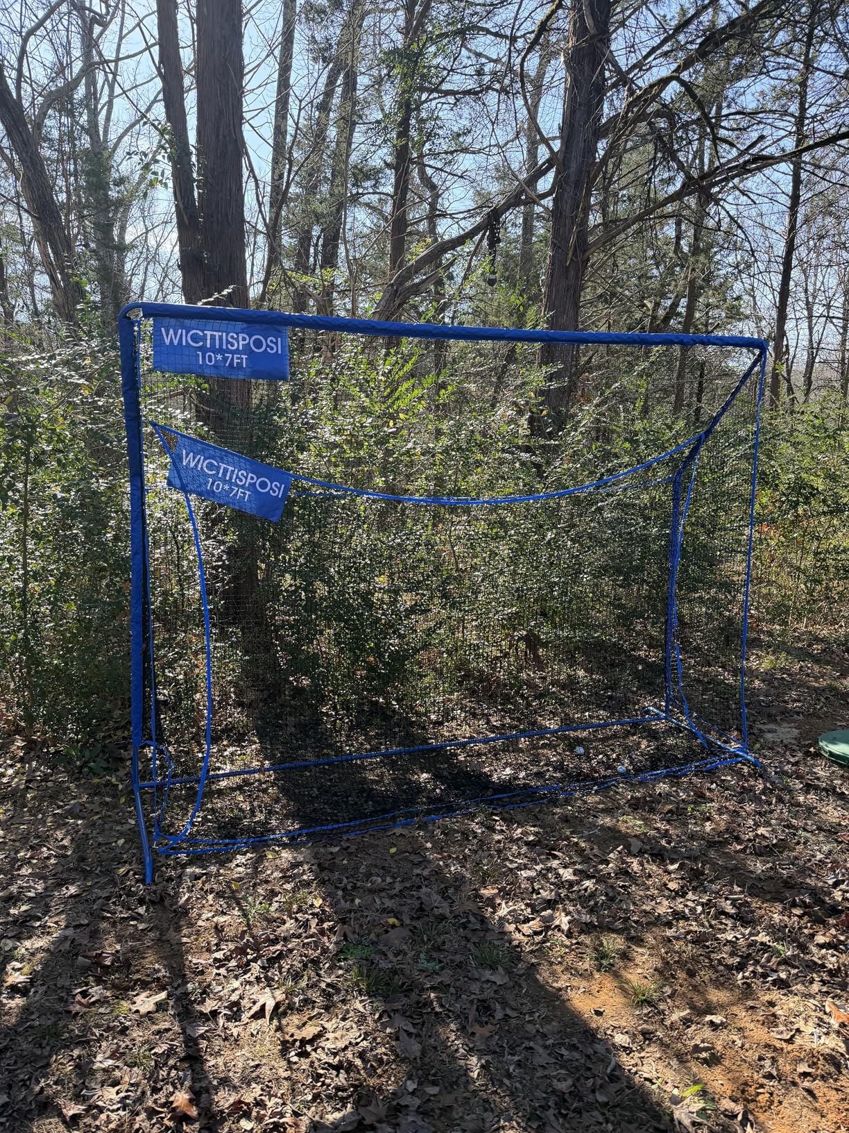Golf Net with Extra Striking Net, 12/10/7x7 Heavy Duty Golf Hitting Practice Net for Backyard Driving Range Swing, Metal Frame with Elevated Base, Indoor Outdoor Use, Gifts for Men Dad Him and Golfer customer photo 2