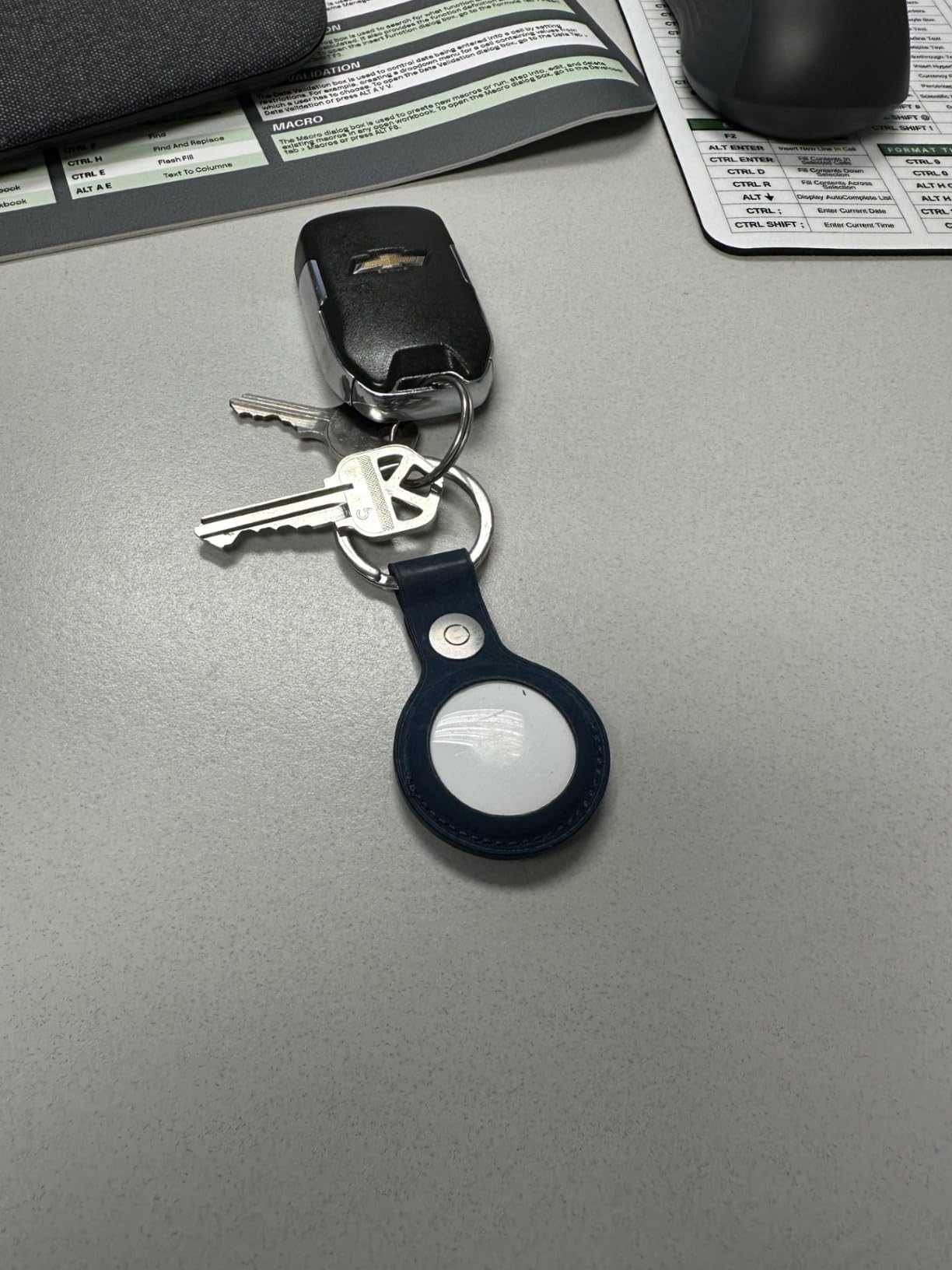 AirTag FineWoven Key Ring - Black customer photo 1