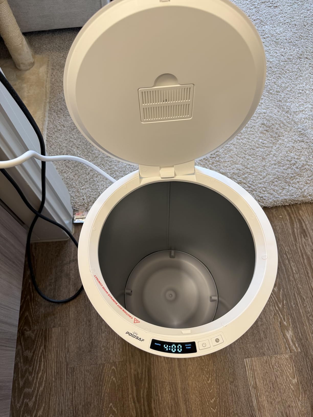 POWSAF Towel Warmer, Luxury Towel Warmers for Bathroom, Large Blanket Heater Bucket, Aroma Tray for SPA, Auto Timer and Protection Feature, Fits Oversized Towels, Blankets, Bathrobes, PJs, and More customer photo 2