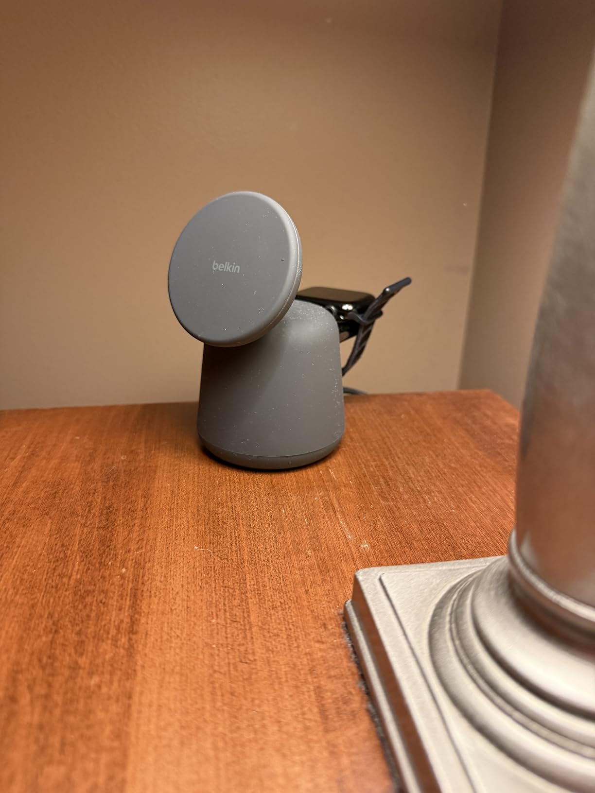 Belkin 2-in-1 Qi2 Wireless Charging Dock 15W Fast Charge iPhone Charger Compatible with iPhone 17, 16, 15, 14, and 13 Series, AirPods, and Other Qi2 Enabled Devices, Includes Power Supply customer photo 1