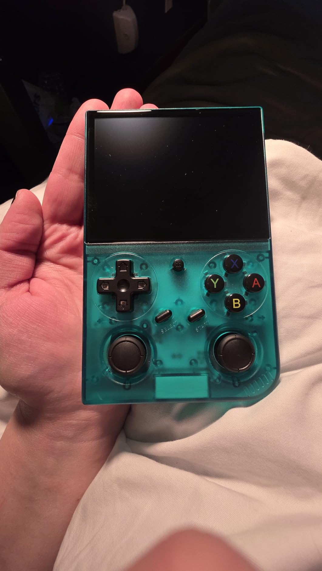Anbernic RG35XX Pro Retro Handheld Game Console, 3.5 Inch IPS Screen Linux System Preloaded 4353 Games, HDMI TV Output, WiFi Bluetooth (Black-New) customer photo 1