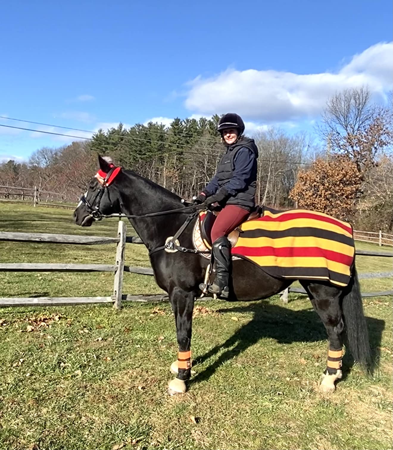 Rambo Stable Sheet with Embossed Lining - Horseware Ireland customer photo 1