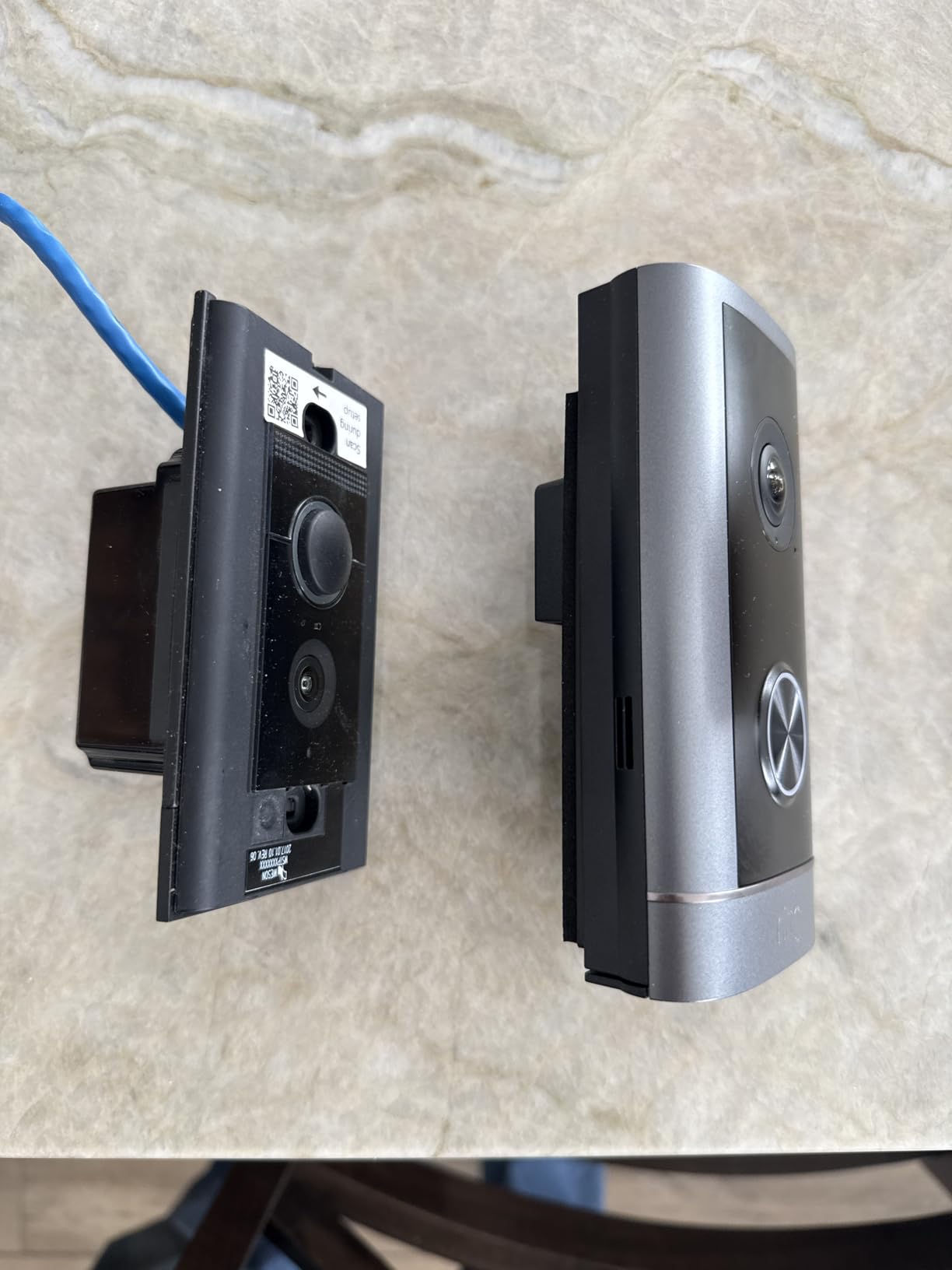 Ring Wired Doorbell Elite (newest model), Native Power over Ethernet, Retinal 4K video, Remote Gate Access, 10x Enhanced Zoom, and Low-Light Sight customer photo 1