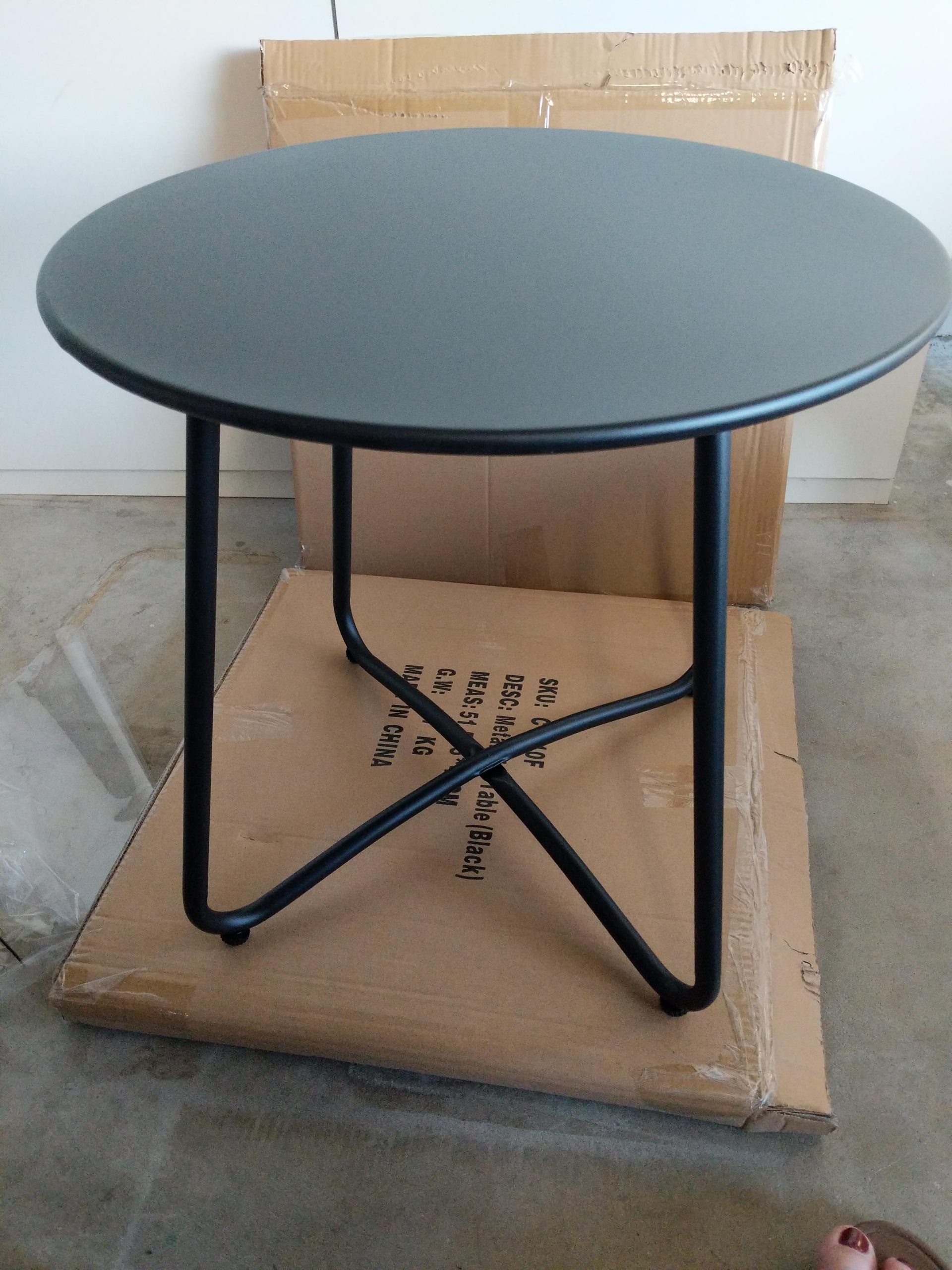 Stainless Steel Table for Prep & Work, 24x48 Inches, Metal Commercial Heavy Duty Table customer photo 2