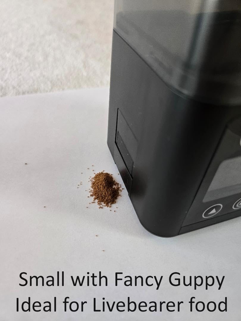 Pawfly Automatic Aquarium Feeder, USB Rechargeable 320 mL Auto Food Dispenser with Timer, Adjustable Vacation Feeder for Pellets, Granules and Powder customer photo 1