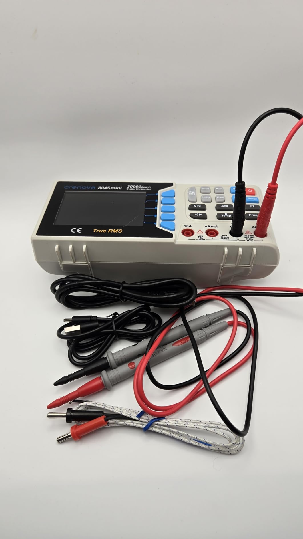 Crenova 30000 Counts True RMS Digital Multimeter, Desktop Bench Multimeter for Lab & Industrial Use, USB Data Logging, CAT II 600V customer photo 1