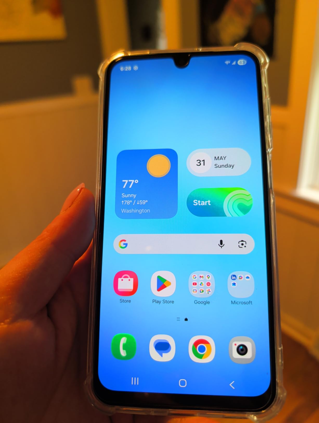 Samsung Galaxy A17 5G Smart Phone, 128GB, Large AMOLED, High-Res Camera, Durable Design, Super Fast Charging, Expandable Storage, Circle to Search, 2025, US 1 Yr Manufacturer Warranty, Black customer photo 2