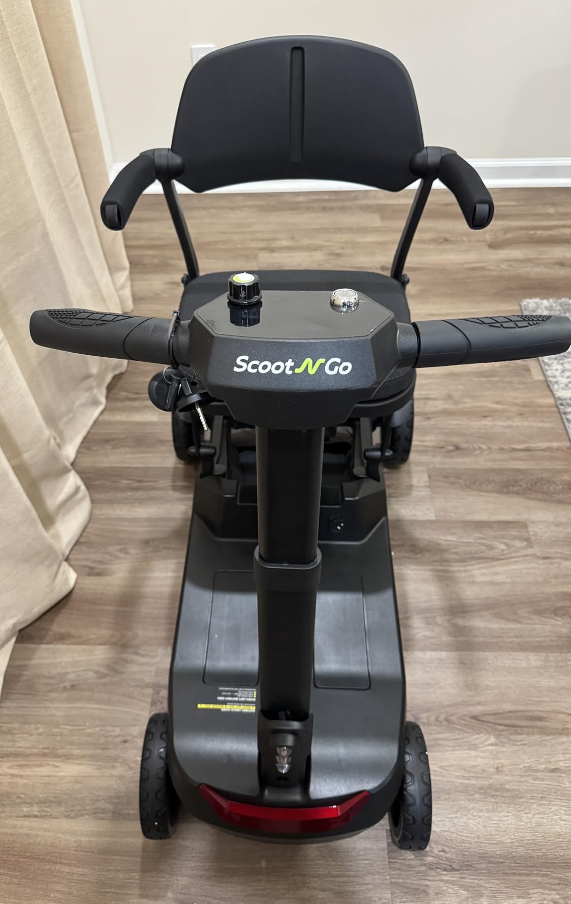 SCOOTNGO Mobility Scooters for Seniors & Adults 4 Wheel Travel Mobility Scooter Airline Approved with Two Batteries, Lightweight, Foldable, No Assembly Needed (Silver Grey, Dual Batteries) customer photo 2